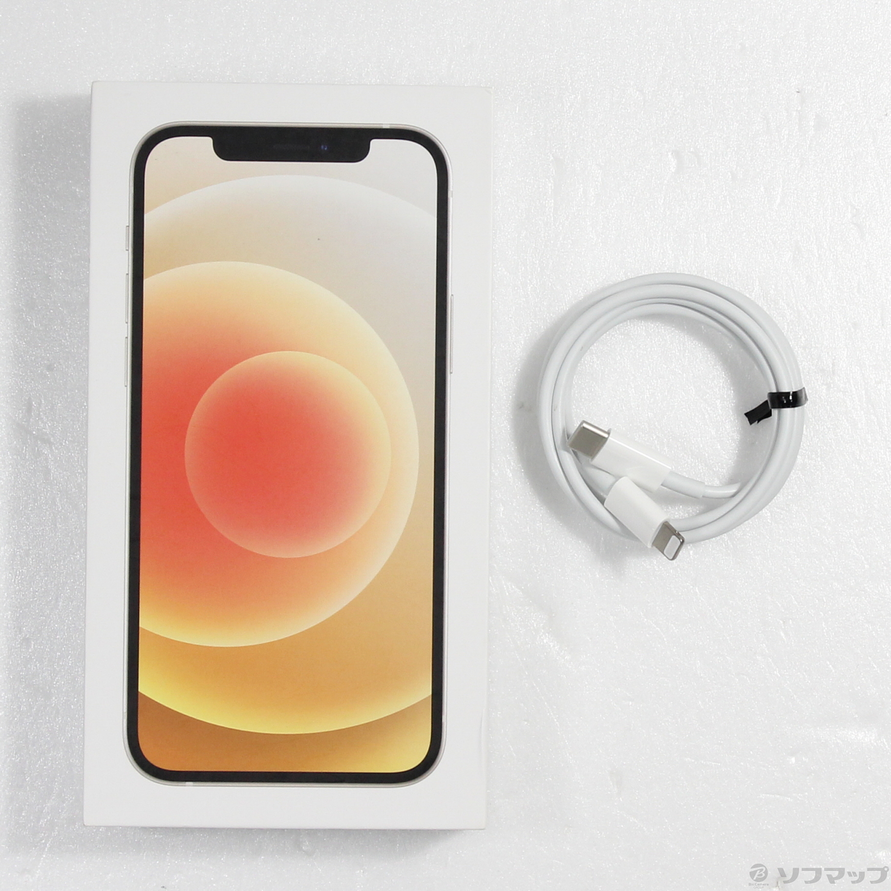 中古】iPhone12 128GB ホワイト MGHV3J／A SIMフリー [2133058197502 