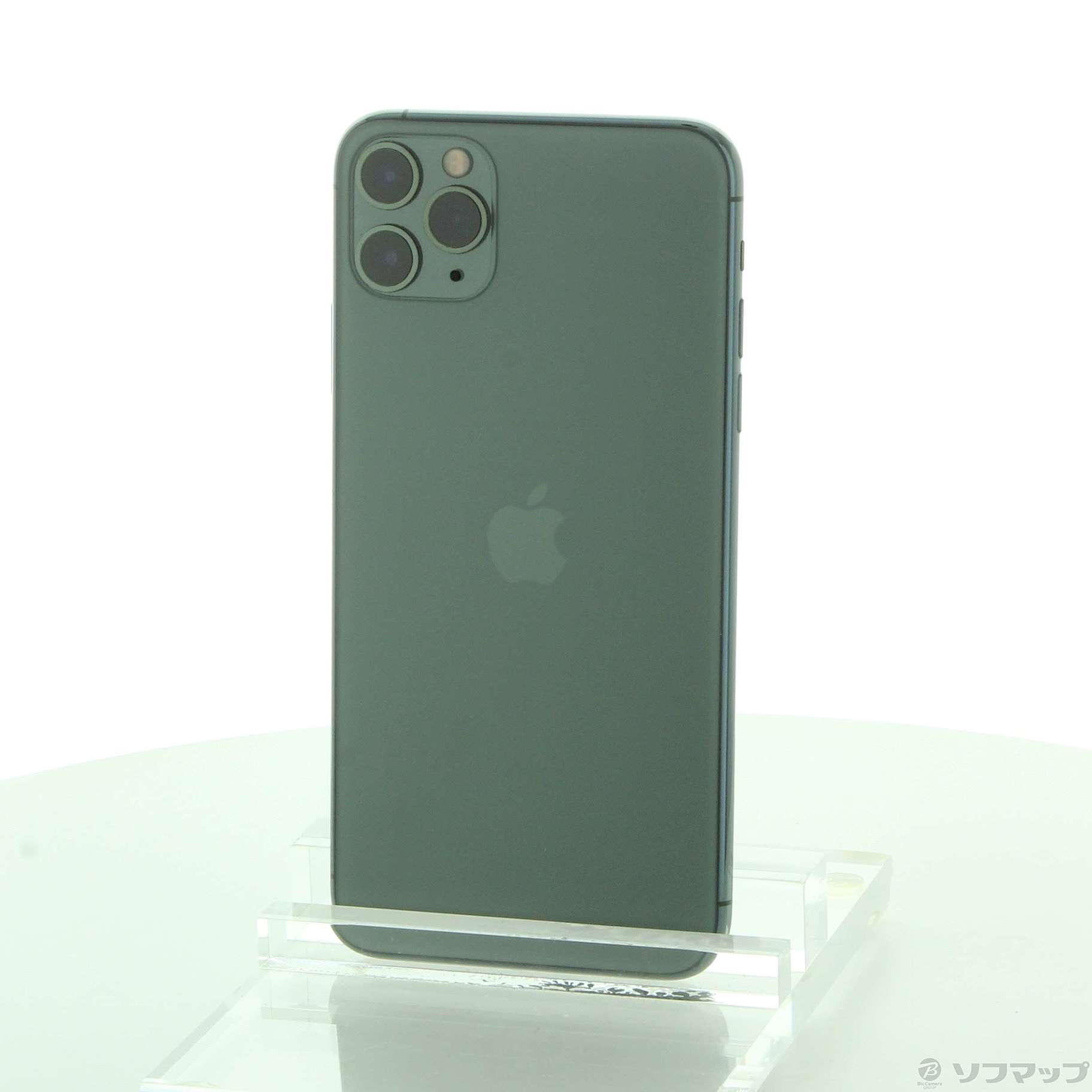 中古】iPhone11 Pro Max 512GB ミッドナイトグリーン MWHR2J／A SIM 
