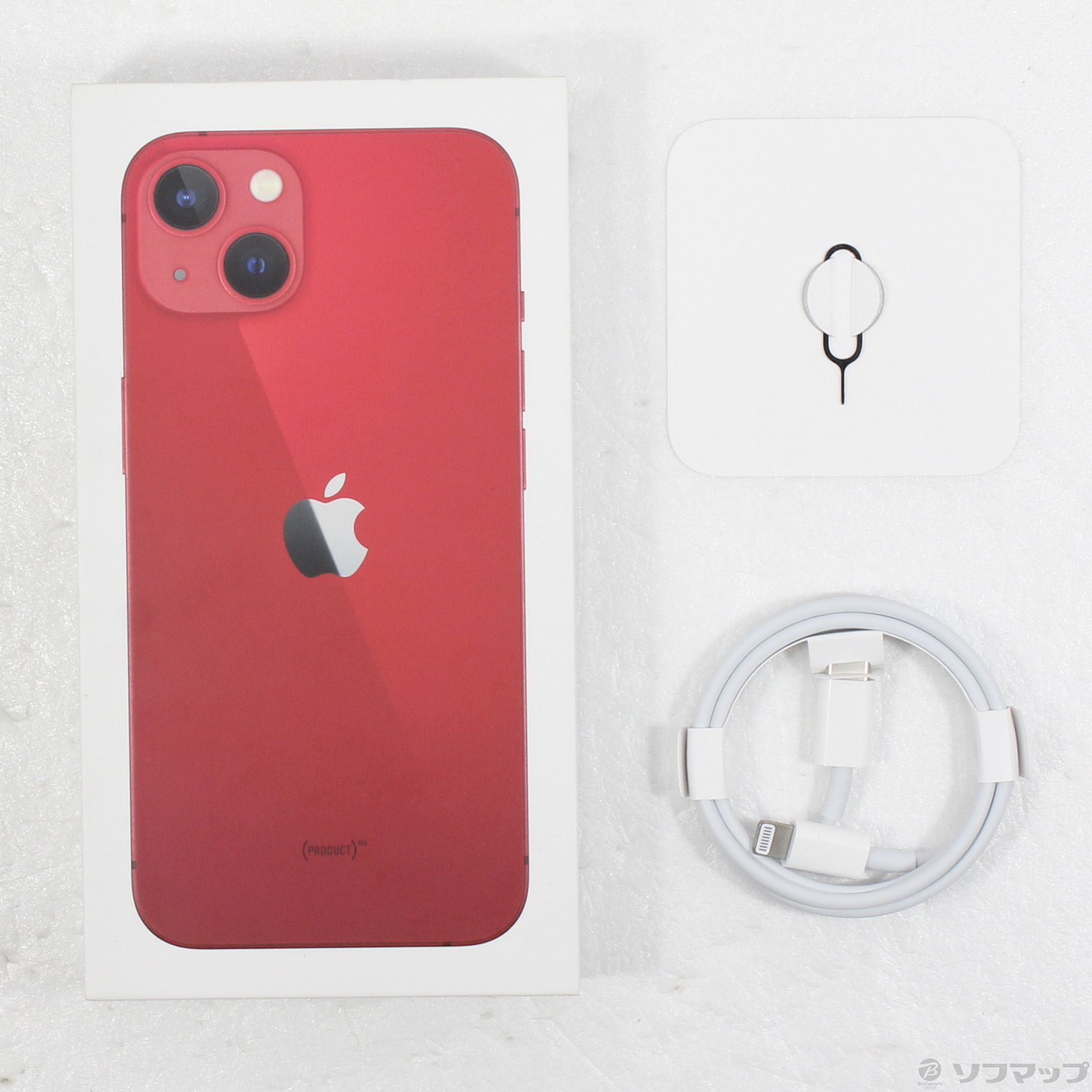 中古】iPhone13 256GB プロダクトレッド MLNL3J／A SIMフリー