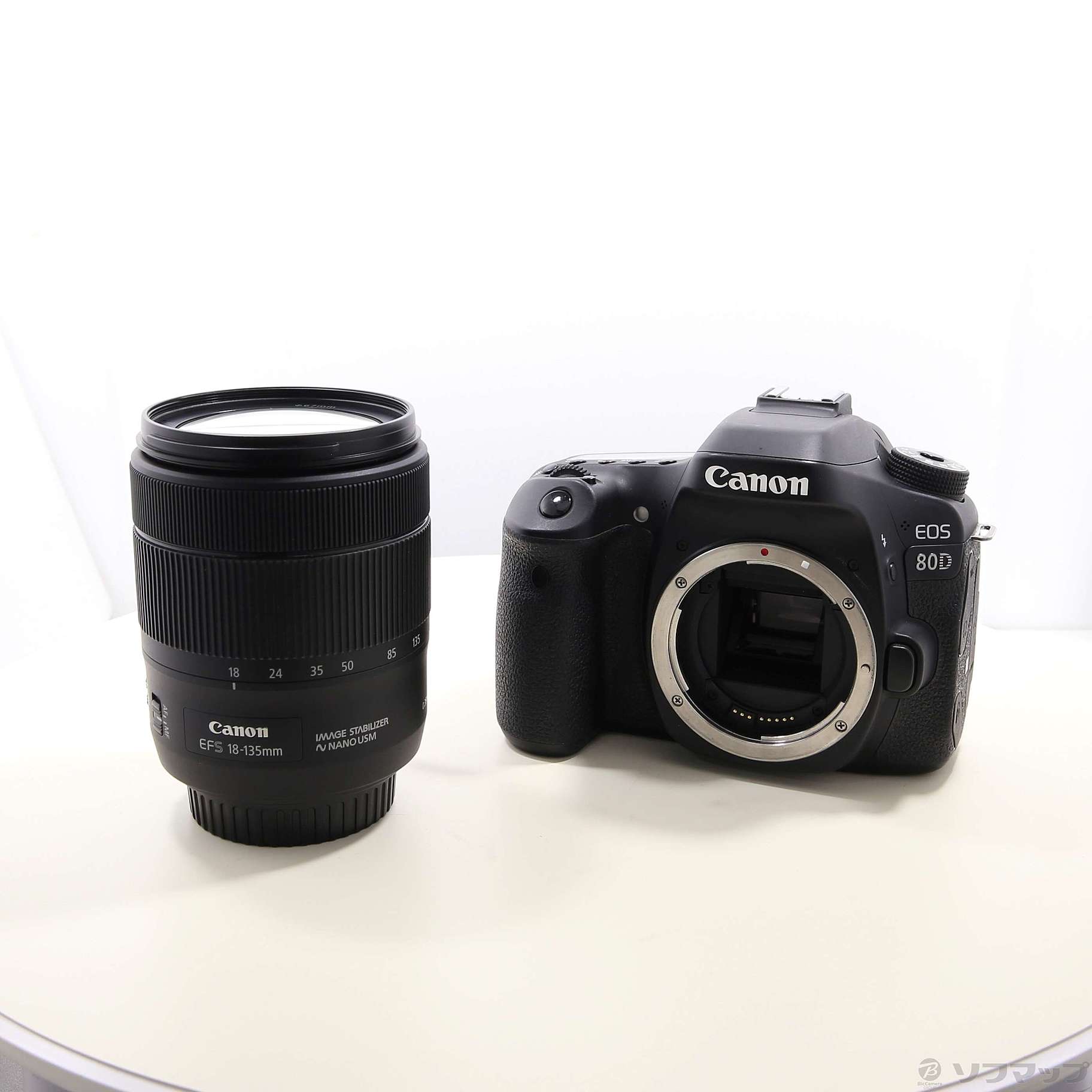 中古】EOS 80D EF-S18-135 IS USM レンズキット [2133058215992] - リコレ！|ビックカメラグループ  ソフマップの中古通販サイト