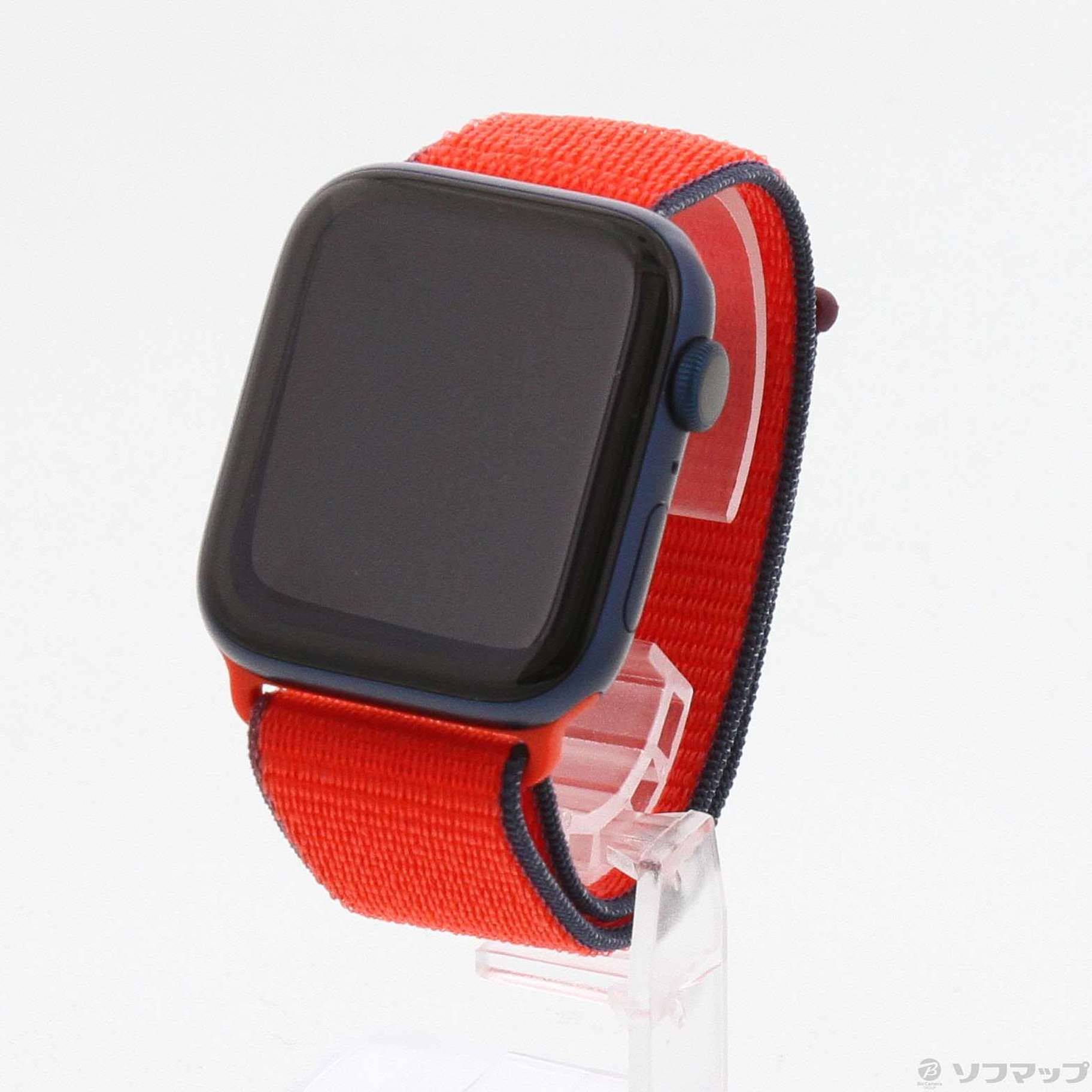 中古】Apple Watch Series 6 GPS 44mm ブルーアルミニウムケース レッドスポーツループ [2133058222556] -  リコレ！|ビックカメラグループ ソフマップの中古通販サイト