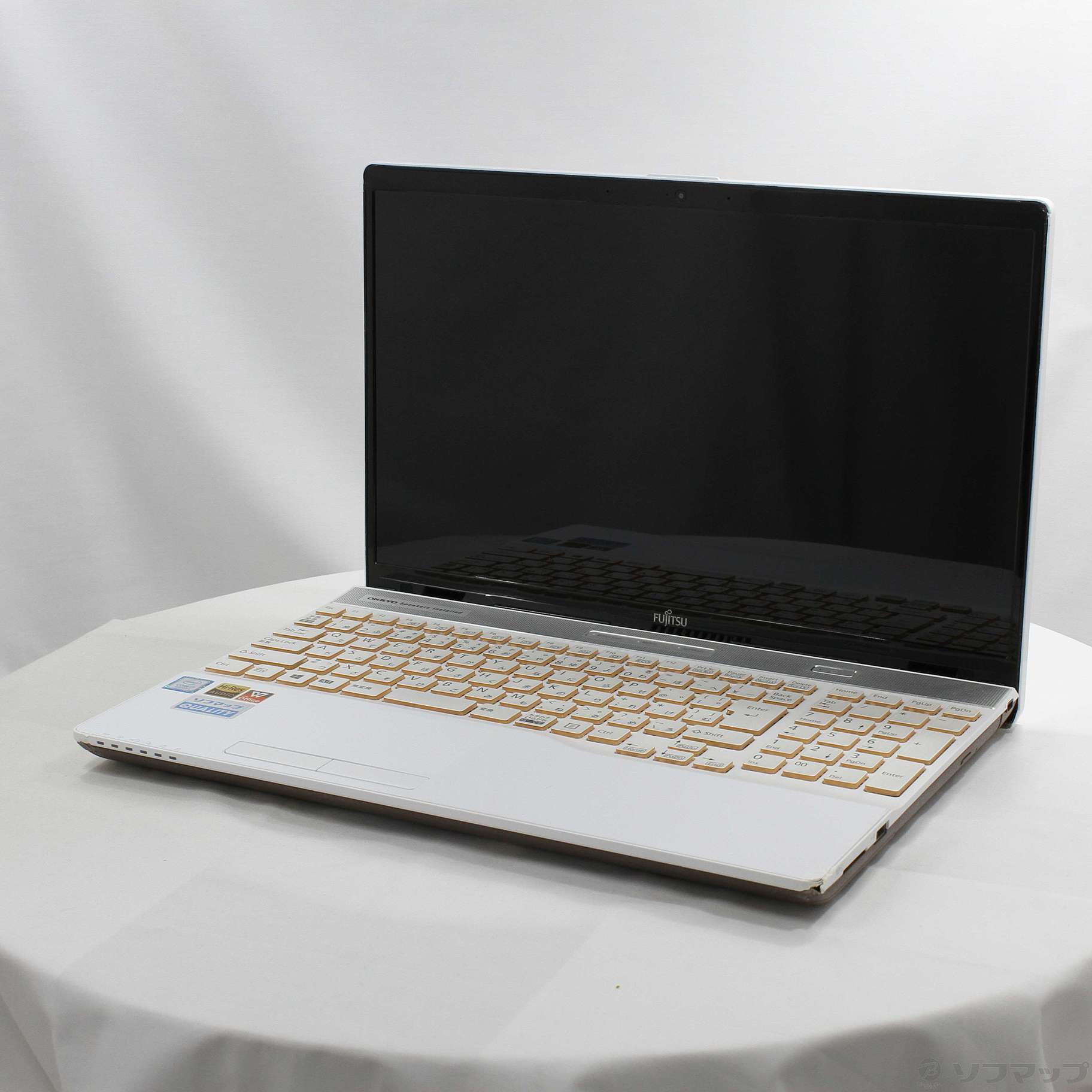 中古】LIFEBOOK AH53／B3 FMVA53B3WG プレミアムホワイト ［Core-i7-8550U (1.8GHz)／8GB／HDD1TB／15.6インチワイド］  [2133058228121] - リコレ！|ビックカメラグループ ソフマップの中古通販サイト