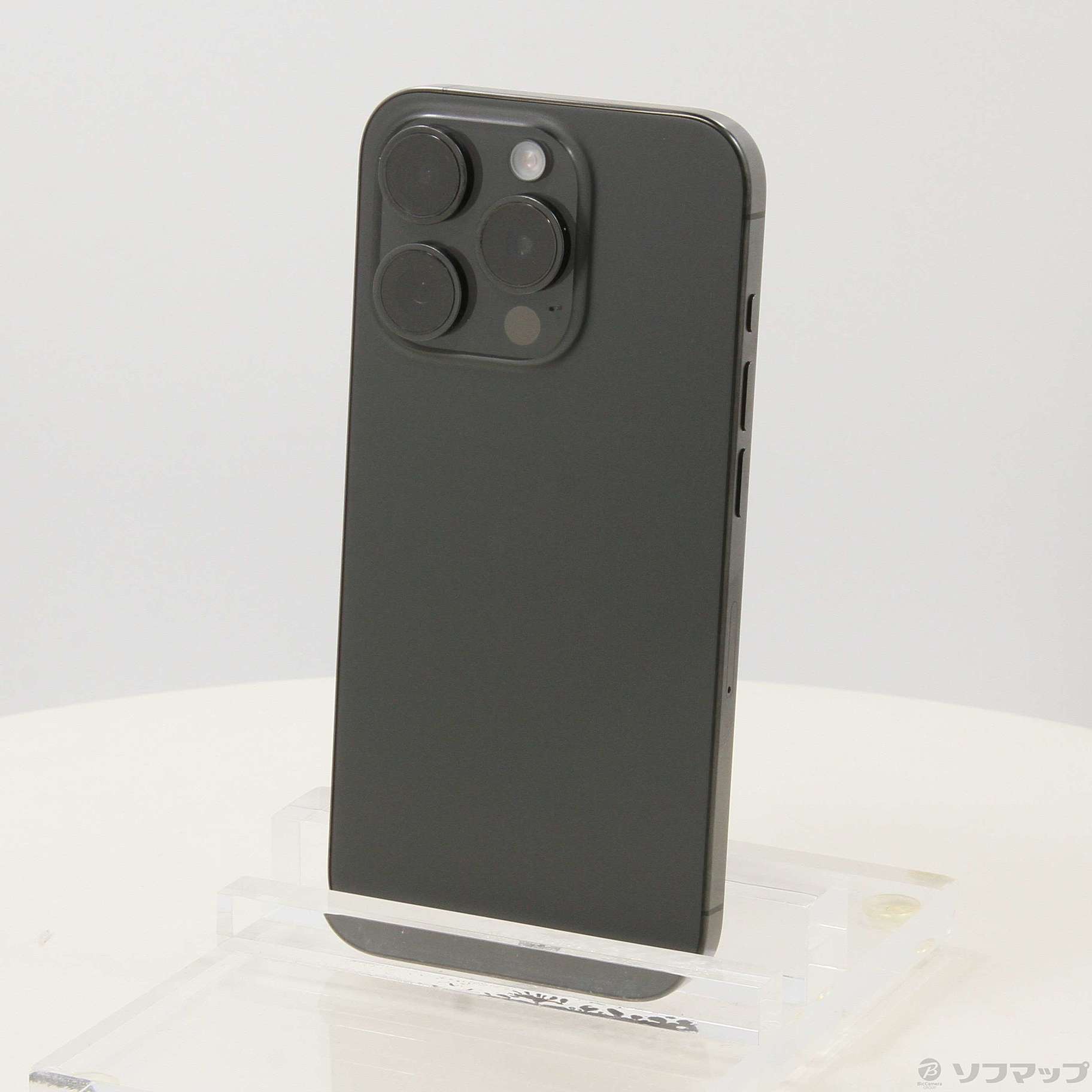 iPhone 15 Pro ブラックチタニウム　512GB アダプター付 iPhone 15 Pro 512GB - ブラックチタニウム（SIMフリー）[整備済