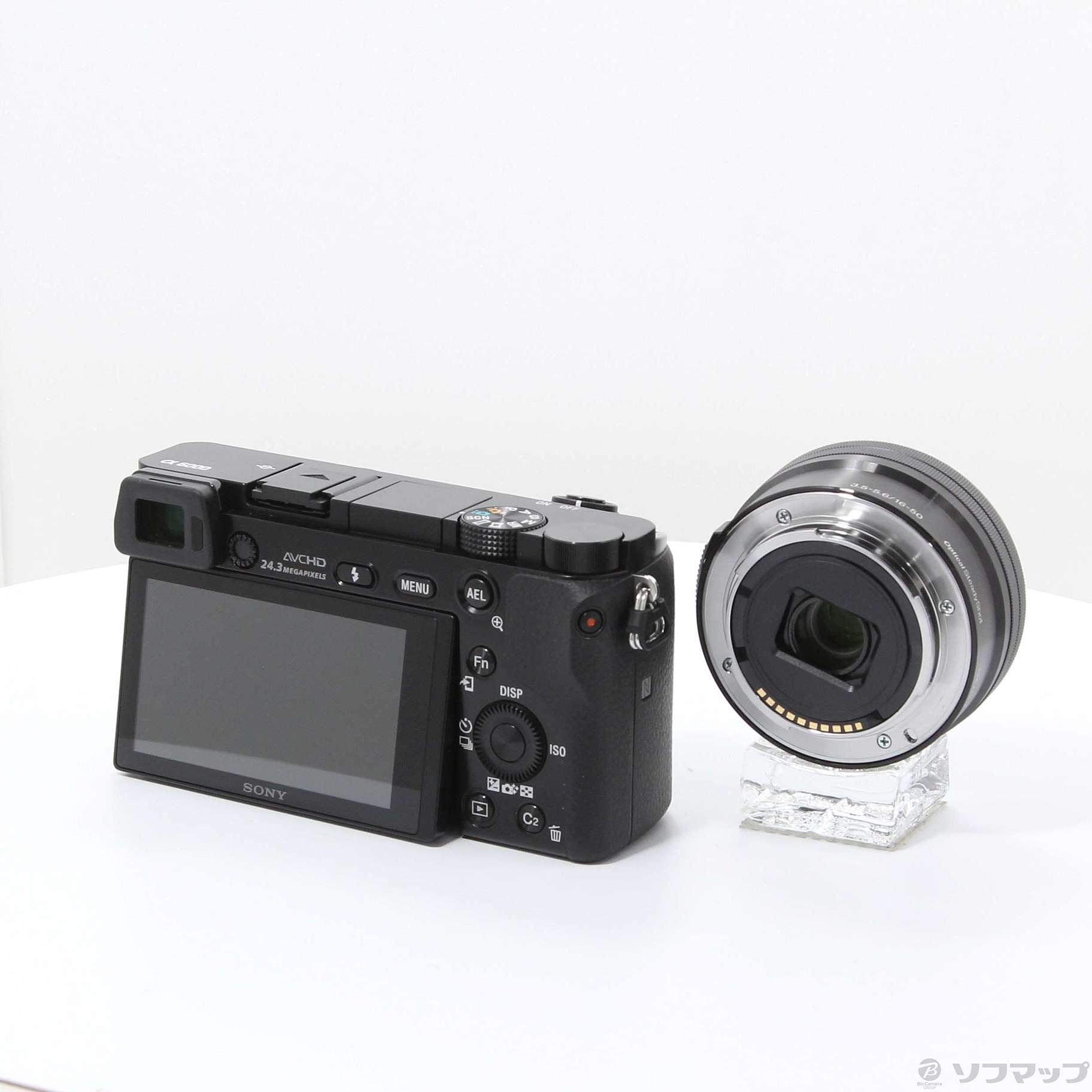 中古】α6000 パワーズームレンズキット ブラック ILCE-6000L