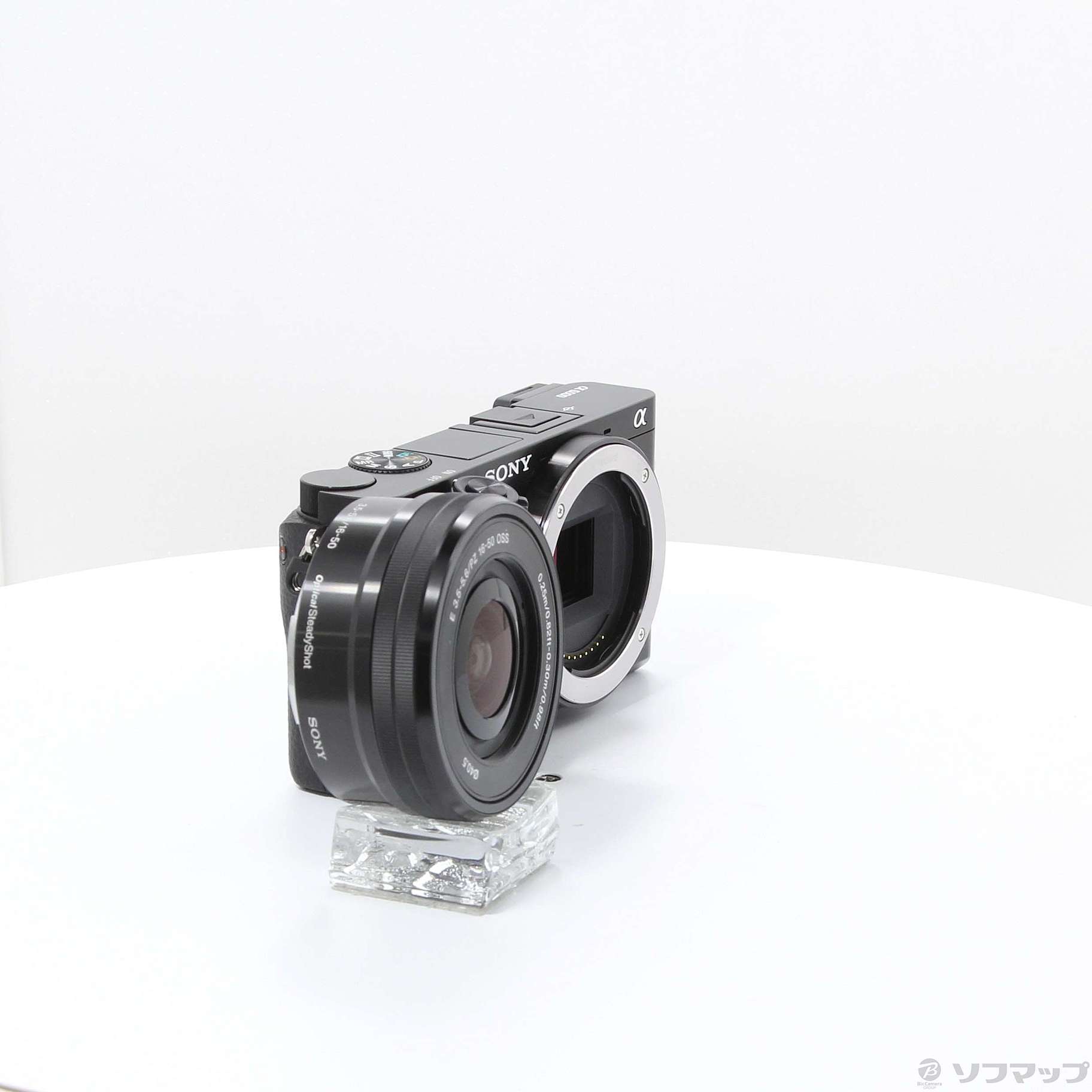中古】α6000 パワーズームレンズキット ブラック ILCE-6000L