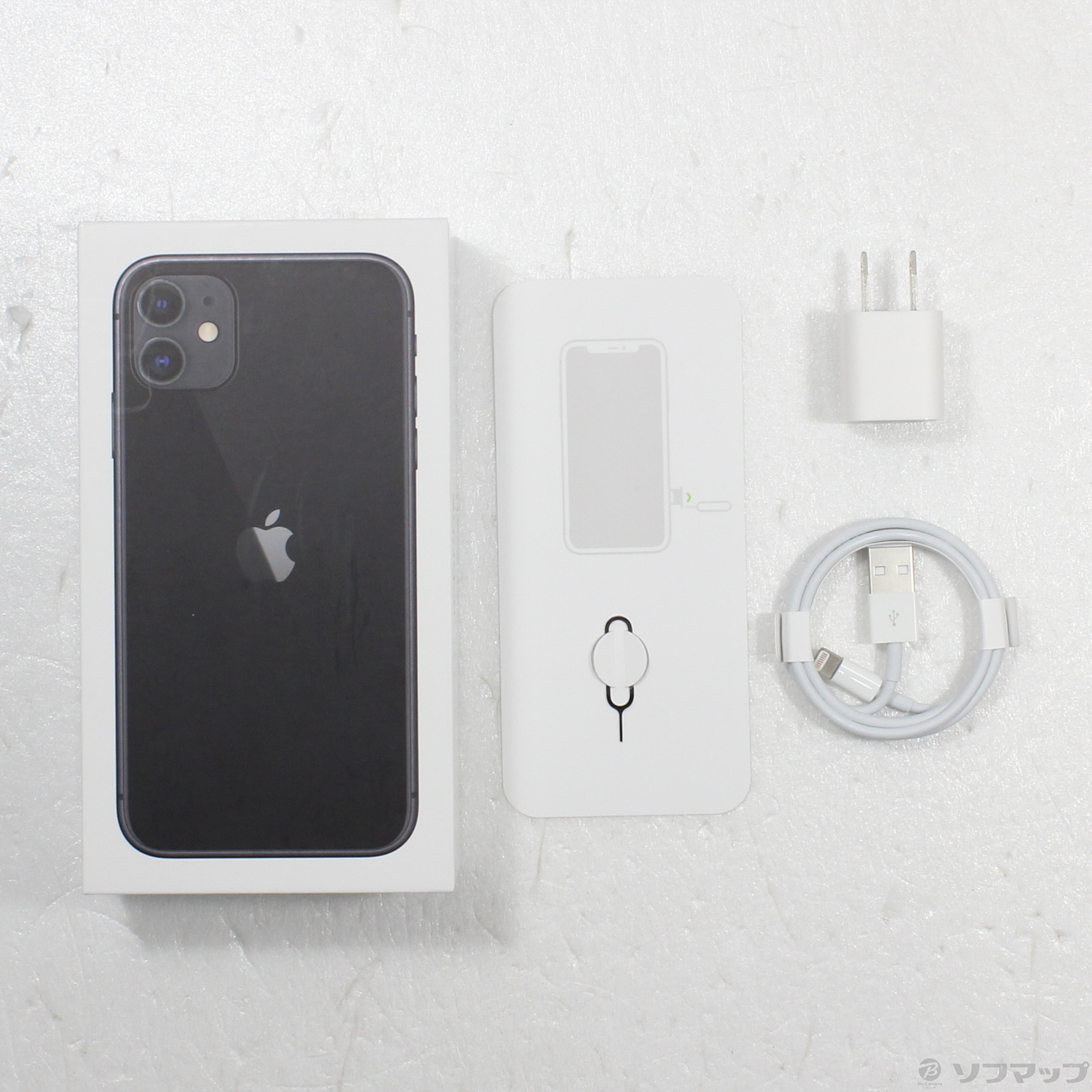 中古】iPhone11 256GB ブラック MWM72J／A SIMフリー [2133058248143