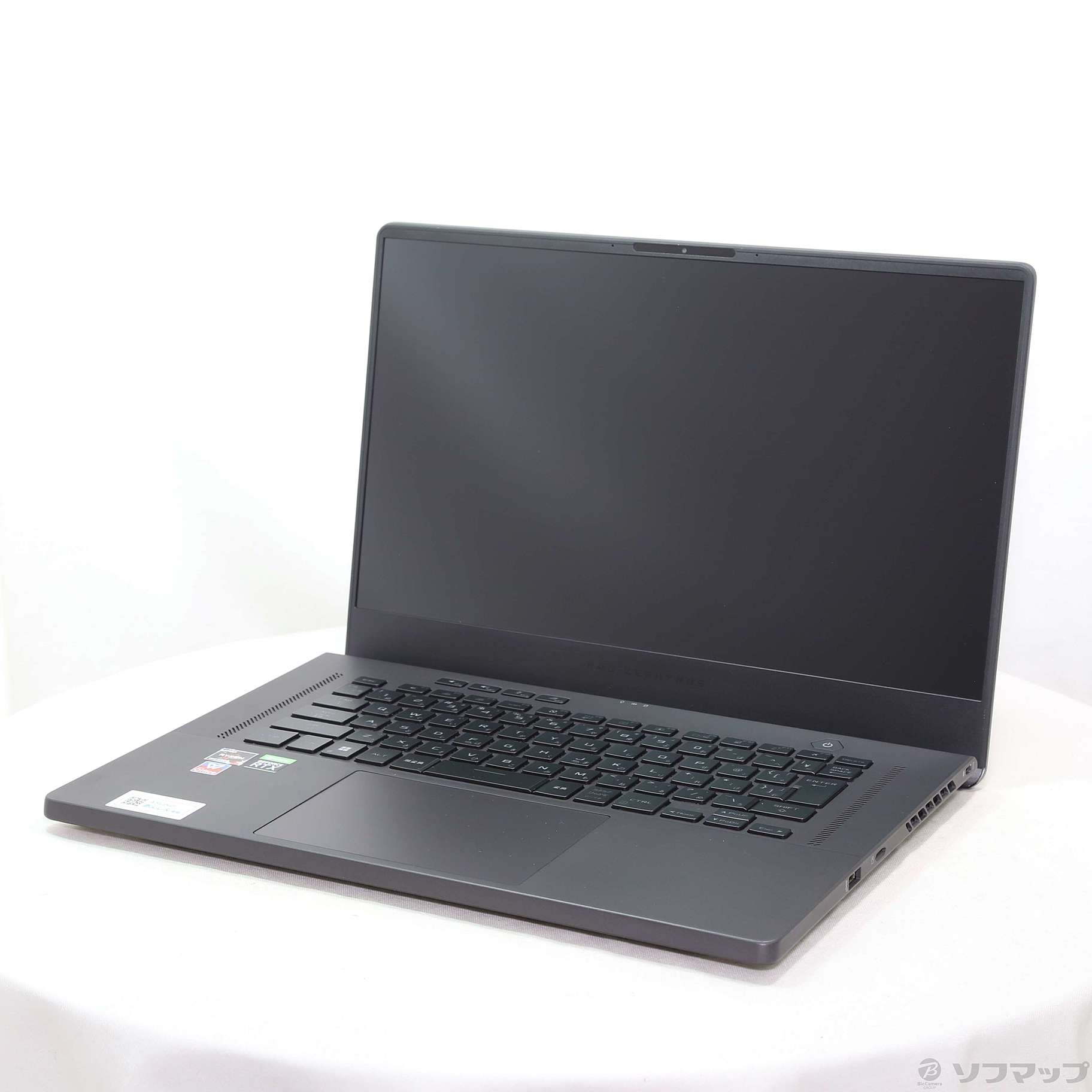 〔展示品〕 ROG Zephyrus G15 GA503RM-R76R3060BKS エクリプスグレー ［Ryzen-7-6800HS  (3.2GHz)／16GB／SSD512GB／GeForce RTX 3060 Laptop(6GB)／15.6インチワイド］