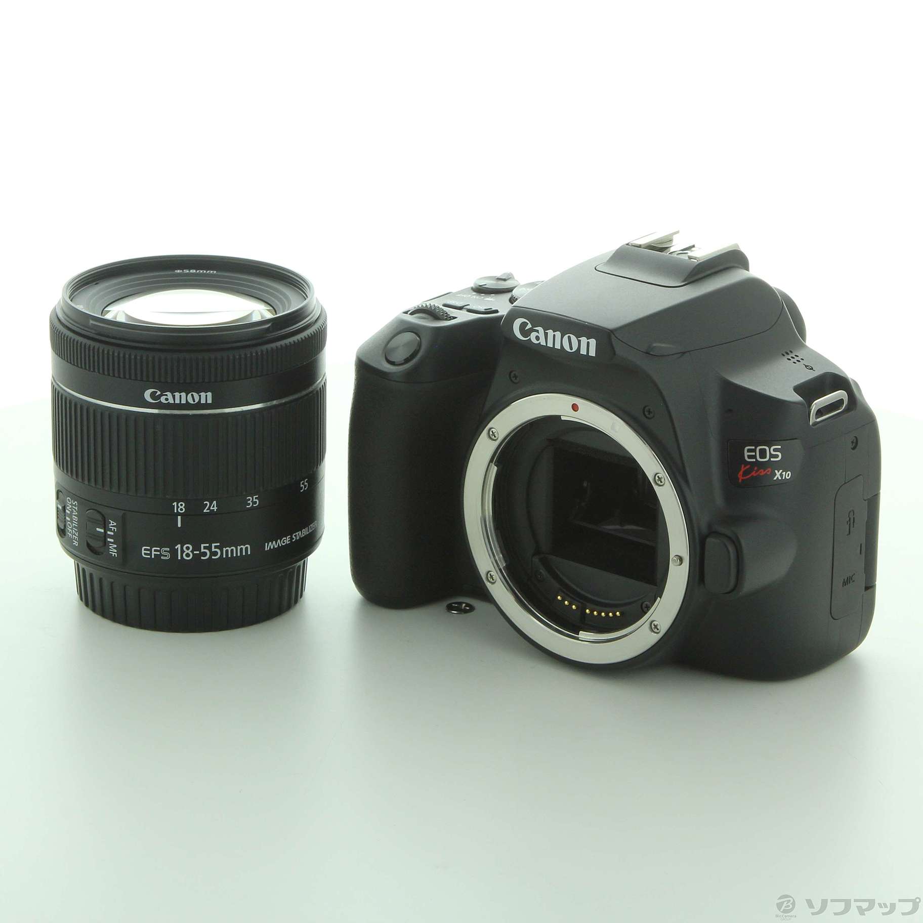 〔展示品〕 EOS Kiss X10 EF-S18-55 IS STM レンズキット ブラック