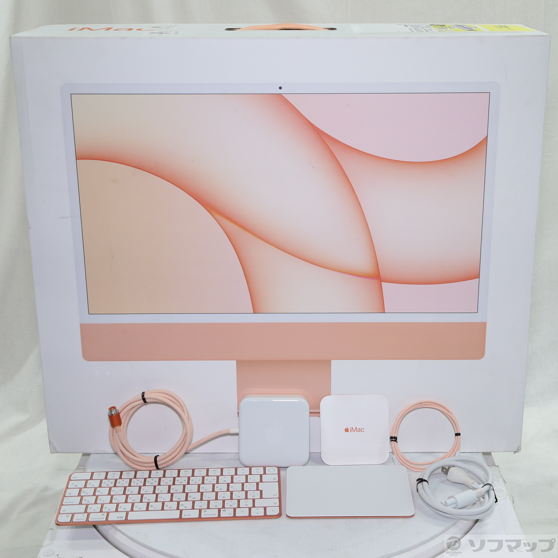 中古】iMac 24-inch Mid 2021 Z133 Apple M1 8コアCPU_8コアGPU 8GB SSD512GB オレンジ  〔macOS v14.7〕 [2133058259071] - リコレ！|ビックカメラグループ ソフマップの中古通販サイト