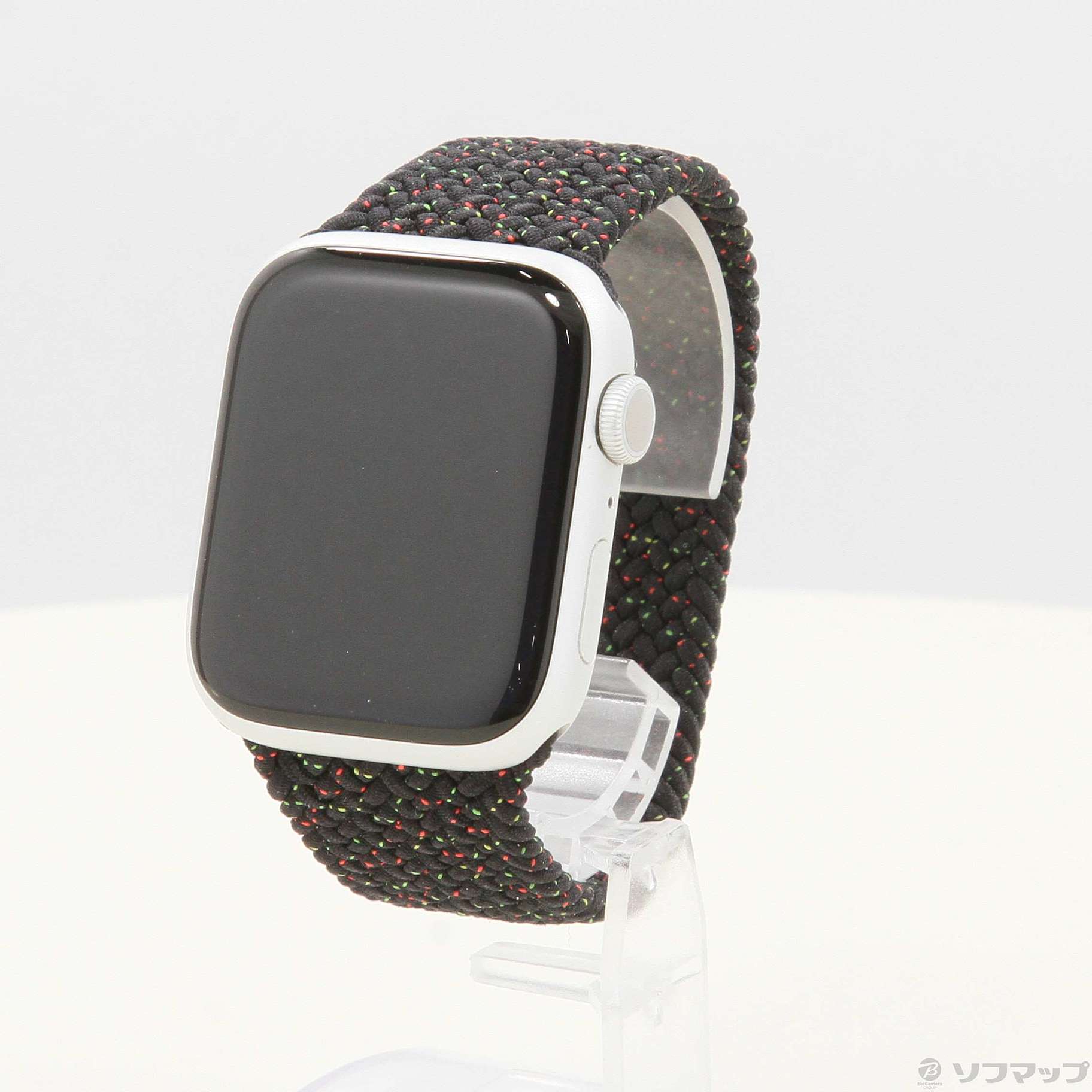 中古】セール対象品 Apple Watch Series 9 GPS 45mm シルバーアルミニウムケース Black Unityブレイデッドソロループ  [2133058260763] - リコレ！|ビックカメラグループ ソフマップの中古通販サイト