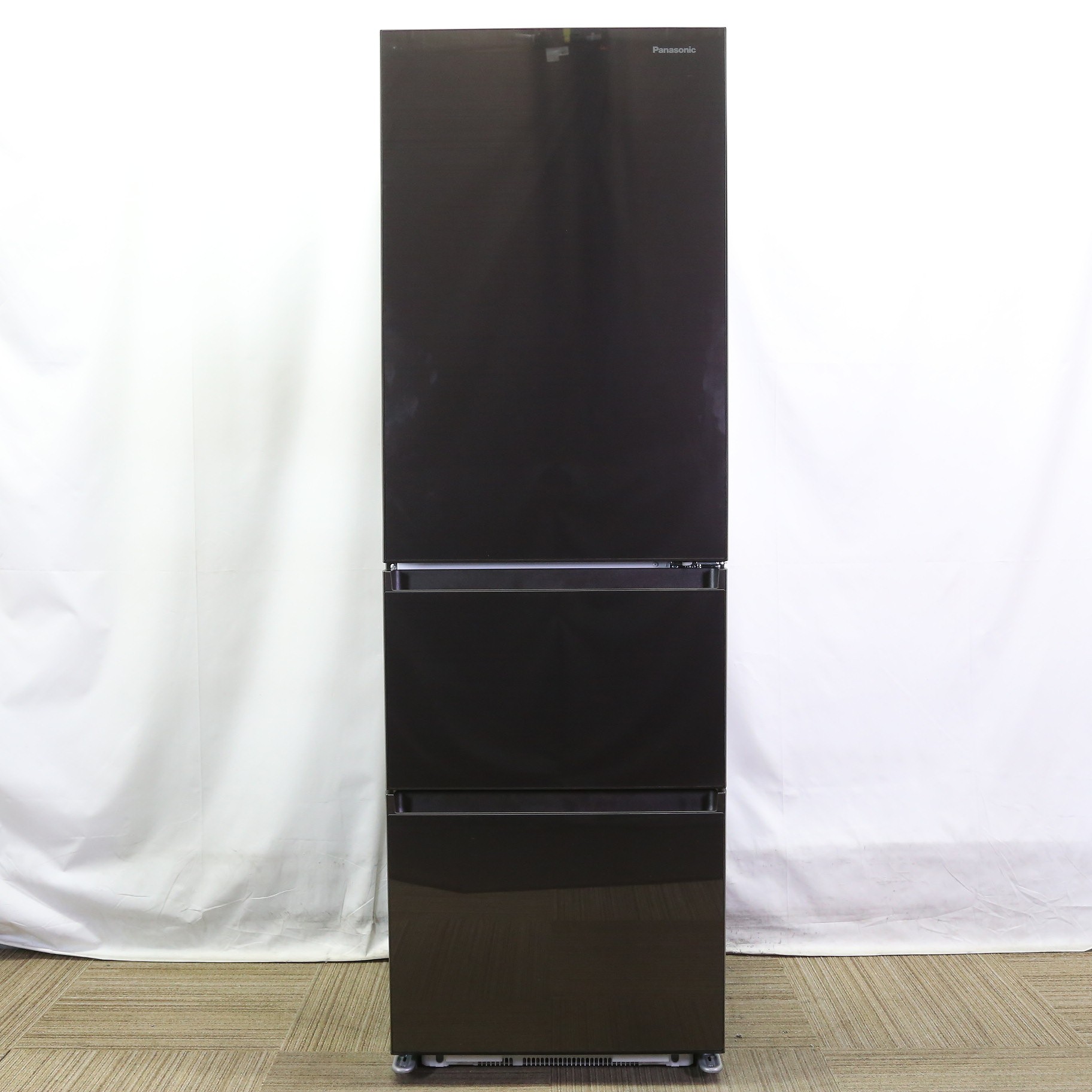 中古】〔中古品〕 冷蔵庫 GCタイプ ダークブラウン NR-C374GC-T ［幅