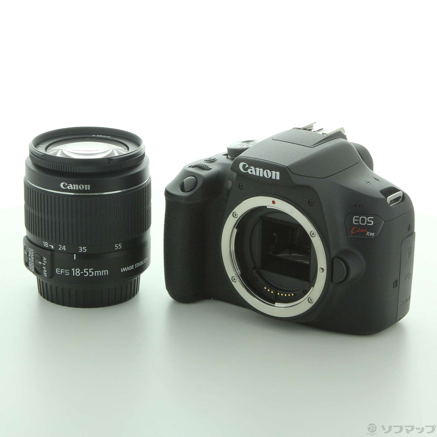 中古】EOS Kiss X90 EF-S18-55 IS II レンズキット [2133058313278] - リコレ！|ビックカメラグループ  ソフマップの中古通販サイト