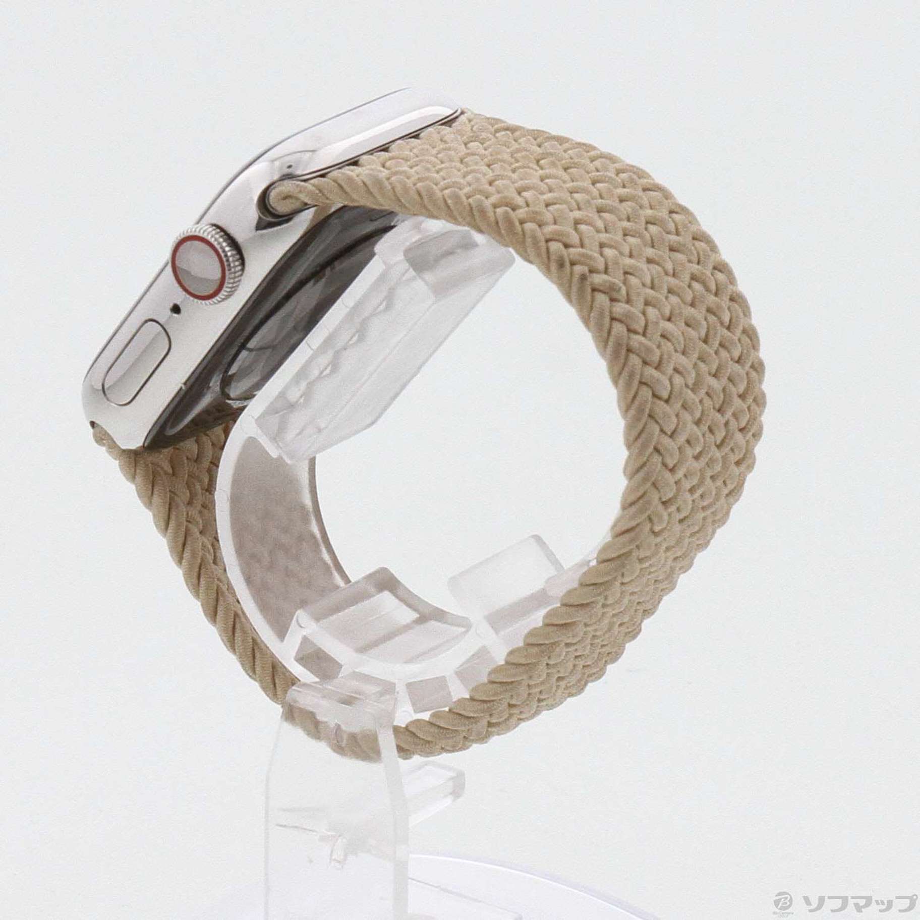 中古】Apple Watch Series 8 GPS + Cellular 41mm シルバーステンレススチールケース ベージュブレイデッドソロループ  [2133058315463] - リコレ！|ビックカメラグループ ソフマップの中古通販サイト