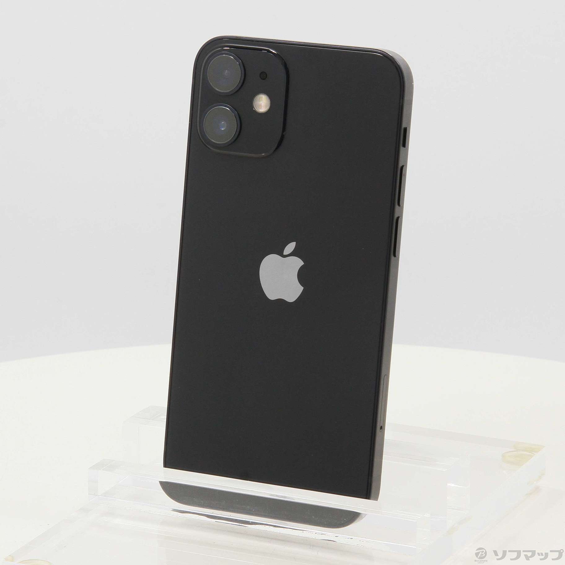 中古】iPhone12 mini 64GB ブラック MGA03J／A SIMフリー 