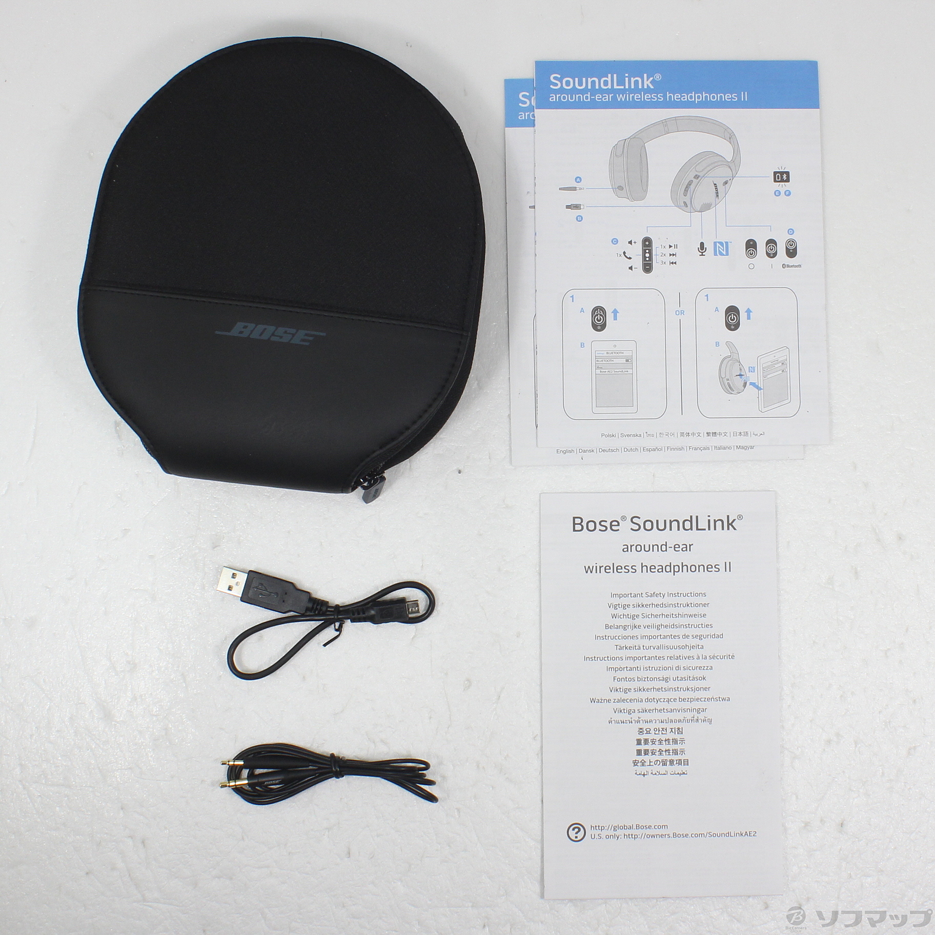 中古】SoundLink around-ear Wireless headphone II BK ブラック