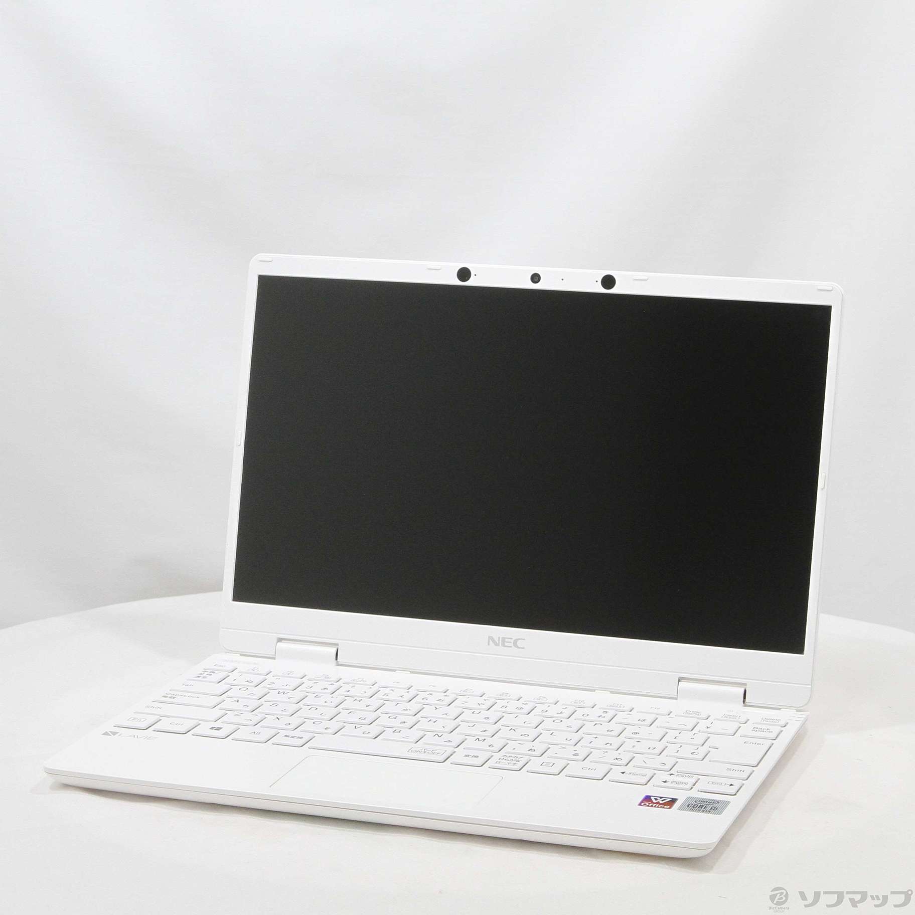 中古】NEC 12.5型ノートPC PC-NM550RAW パールホワイト LaVie