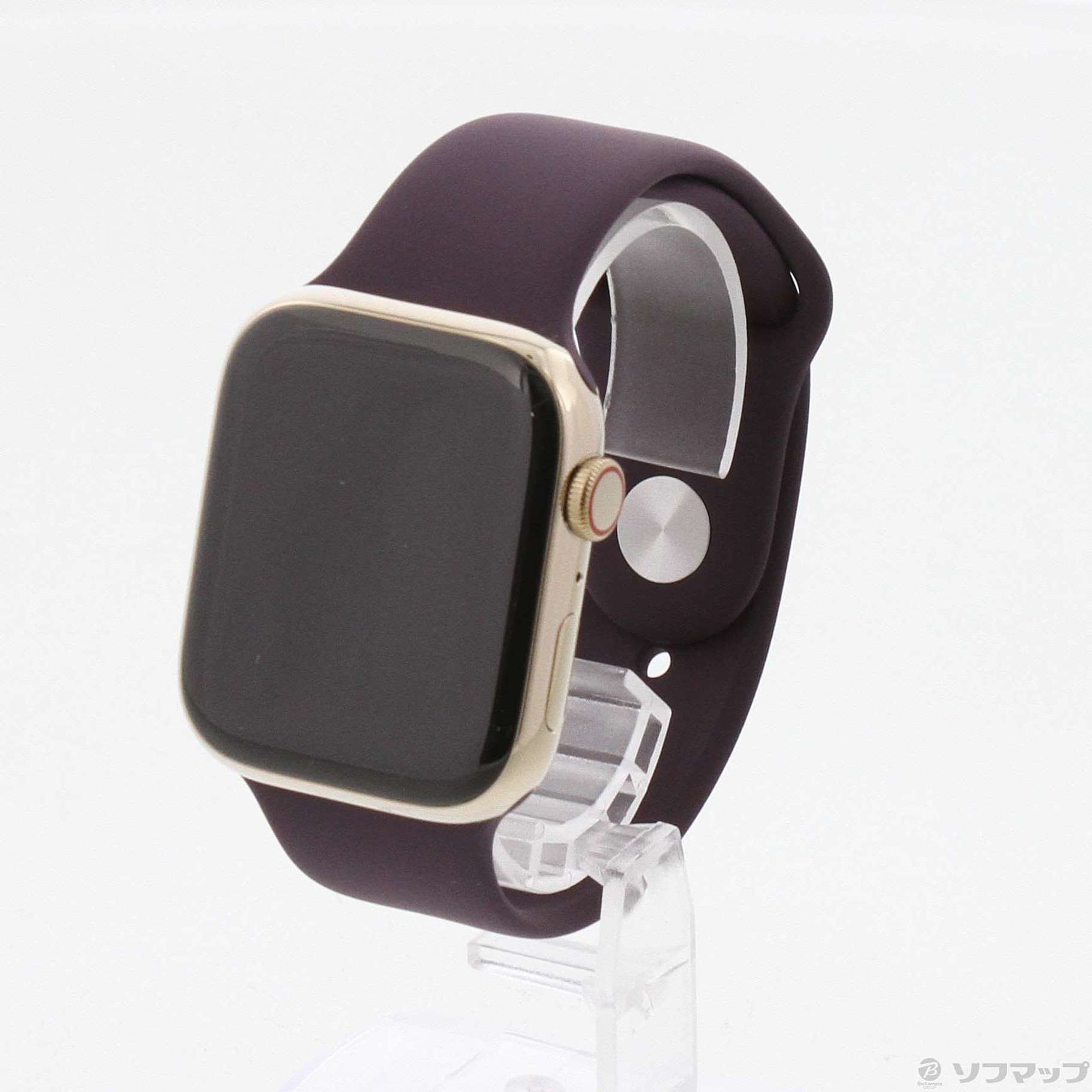 中古】Apple Watch Series 7 GPS + Cellular 45mm ゴールドステンレススチールケース ダークチェリースポーツバンド  [2133058369374] - リコレ！|ビックカメラグループ ソフマップの中古通販サイト