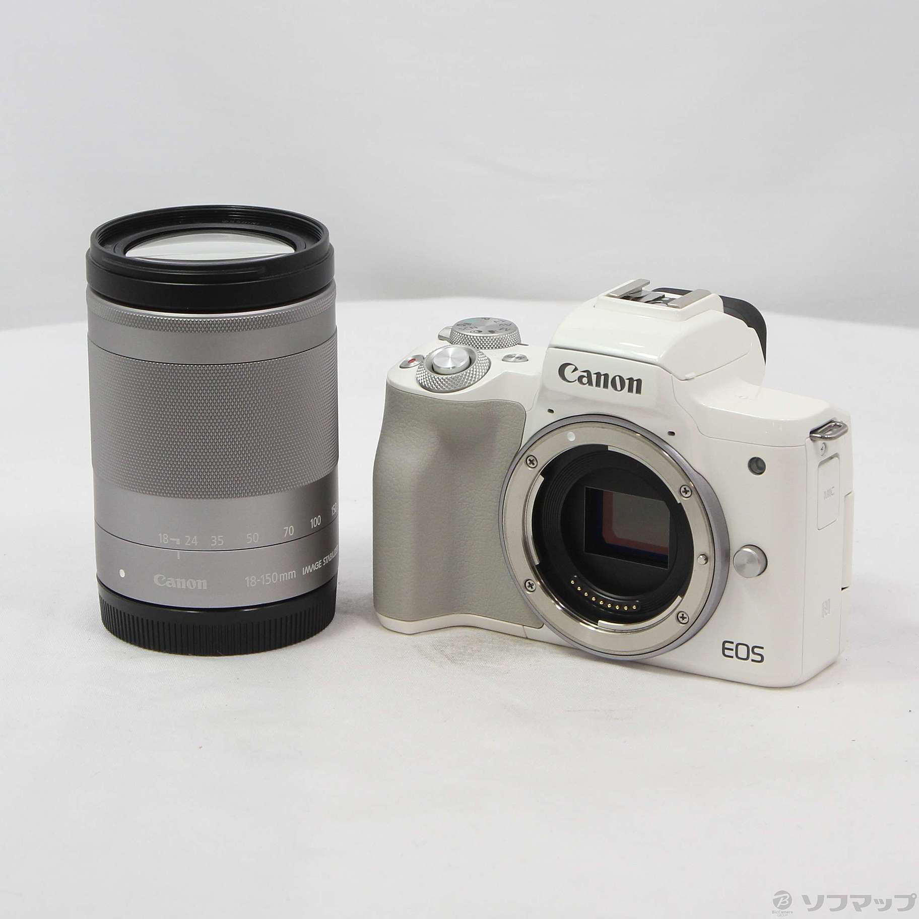 中古】EOS Kiss M (ホワイト)・EFM18150 IS STM レンズキット [2133058373500] -  リコレ！|ビックカメラグループ ソフマップの中古通販サイト