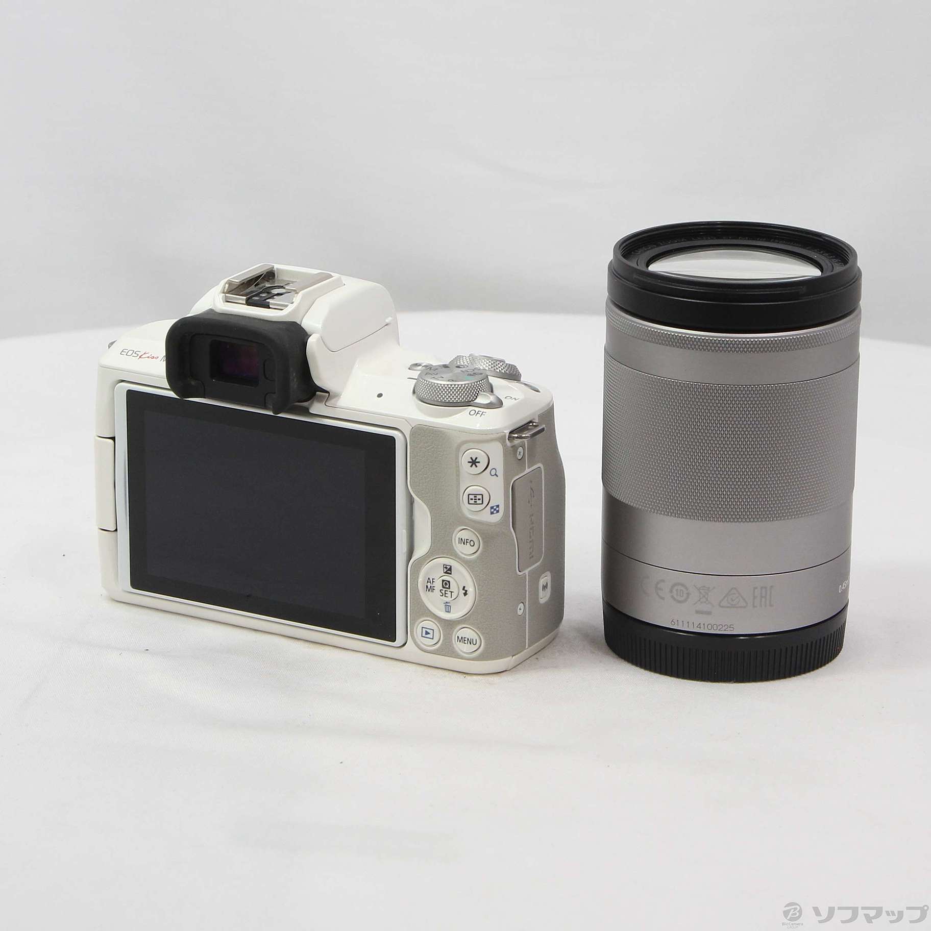 中古】EOS Kiss M (ホワイト)・EFM18150 IS STM レンズキット [2133058373500] -  リコレ！|ビックカメラグループ ソフマップの中古通販サイト