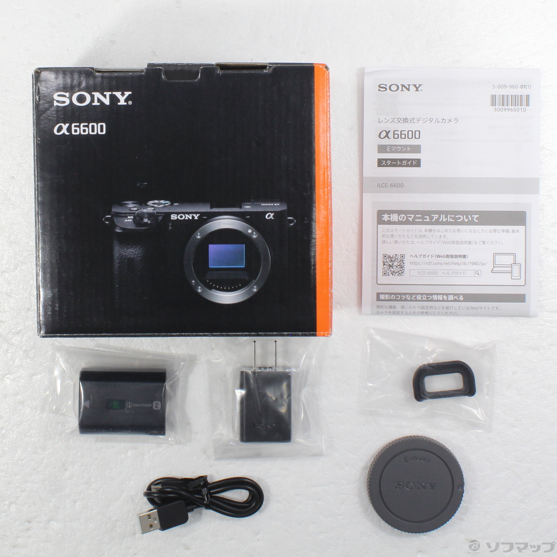 SONY α6600 カメラ本体と箱