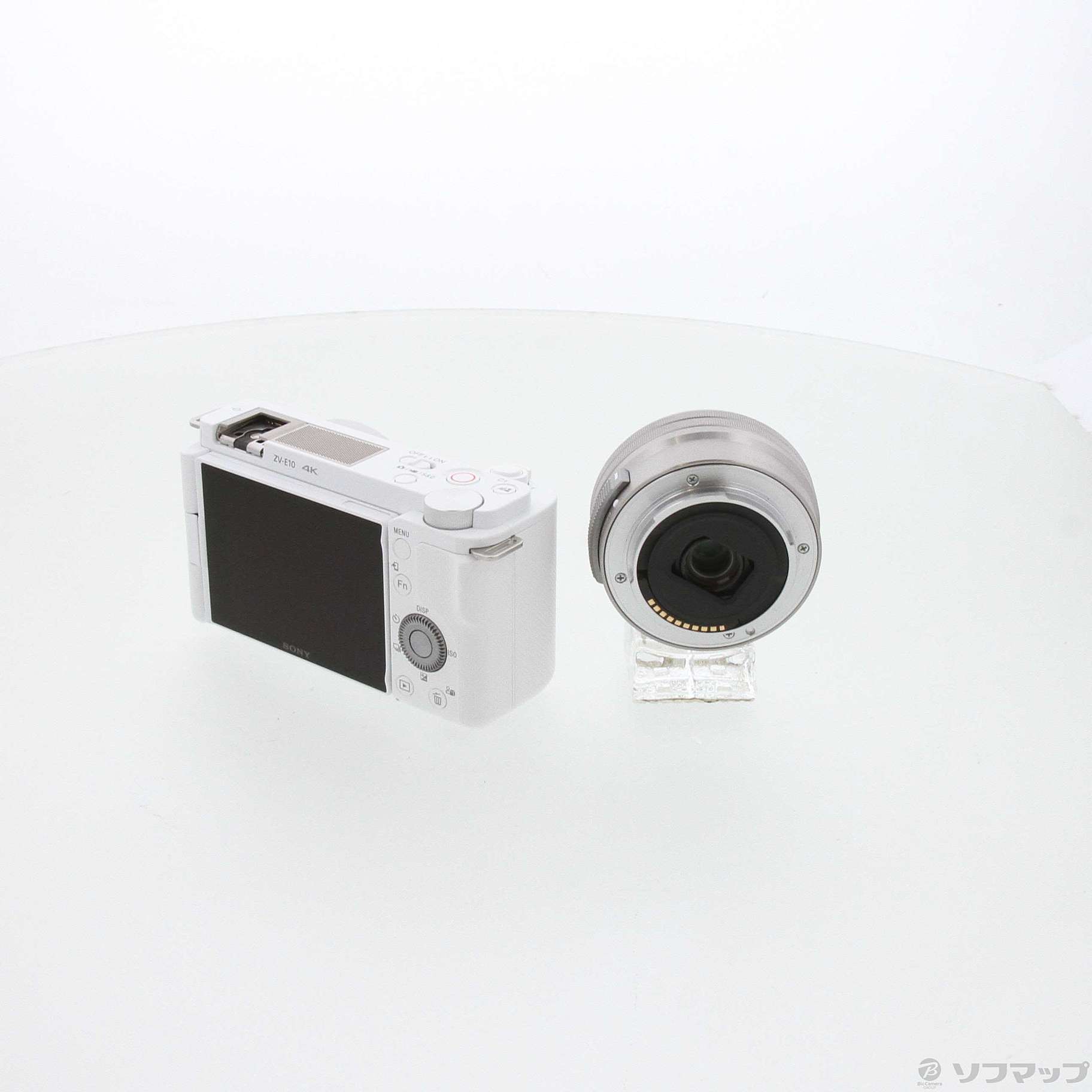 中古】VLOGCAM ZV-E10L パワーズームレンズキット ホワイト
