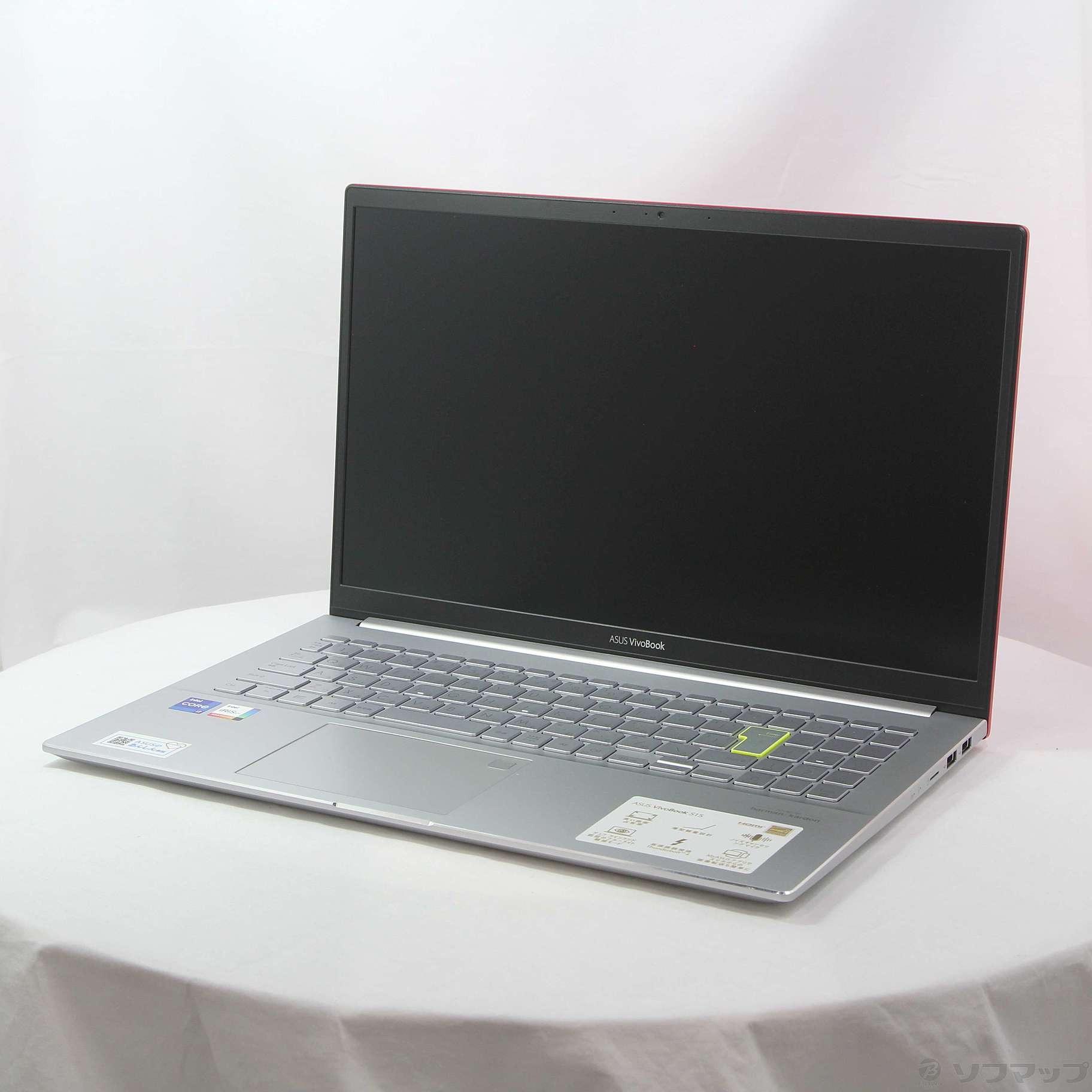中古】VivoBook S15 S533EA S533EA-BQ031TS リゾルトレッド 〔Windows