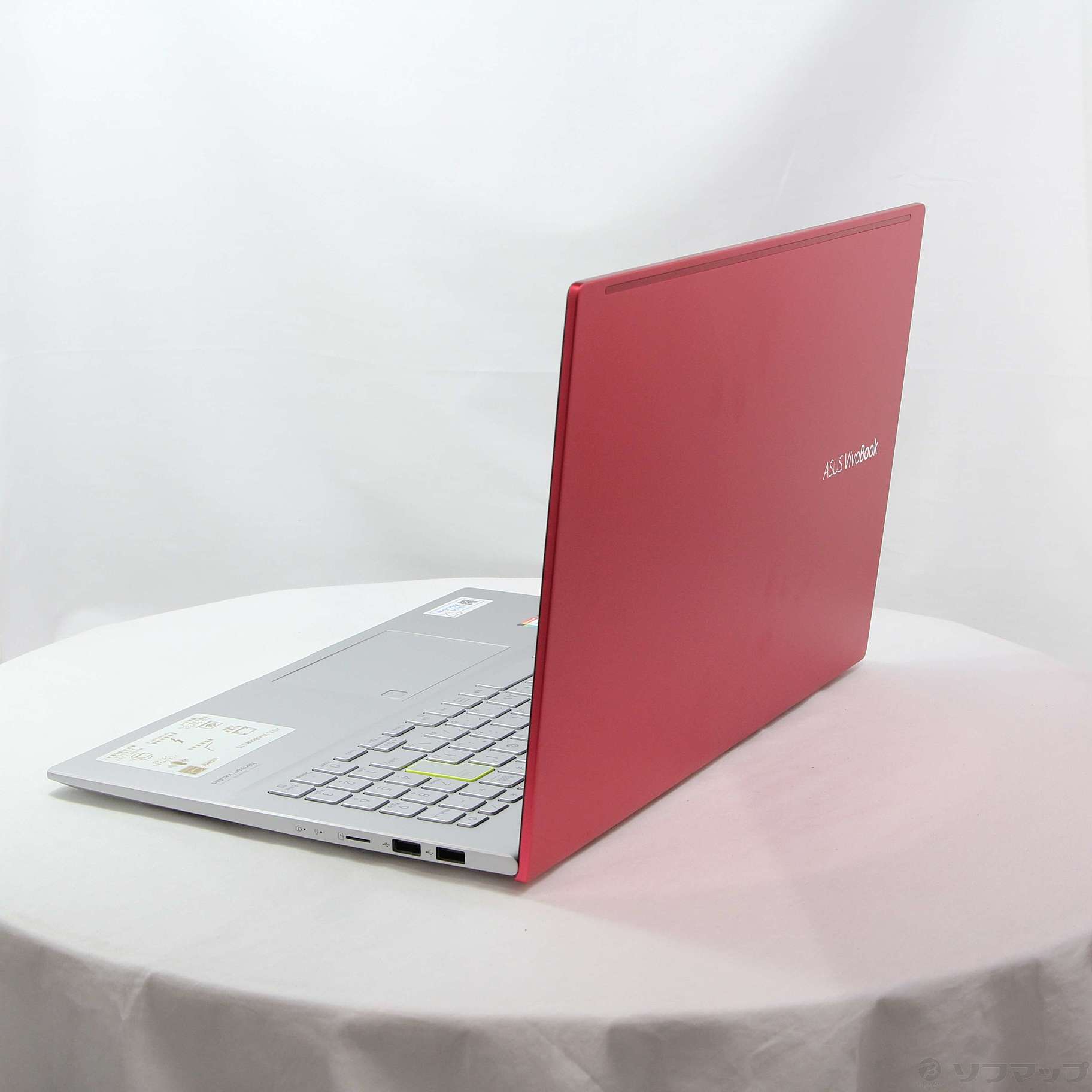 中古】VivoBook S15 S533EA S533EA-BQ031TS リゾルトレッド 〔Windows
