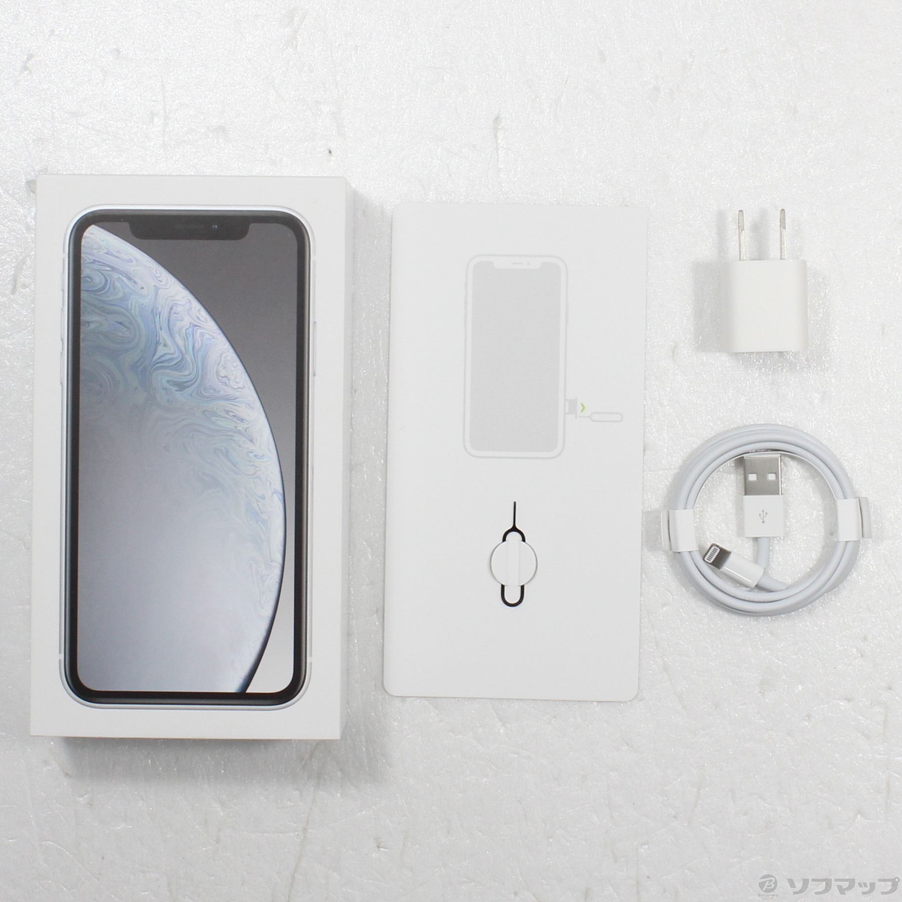 中古】iPhoneXR 256GB ホワイト MT0W2J／A SIMフリー [2133058402880 