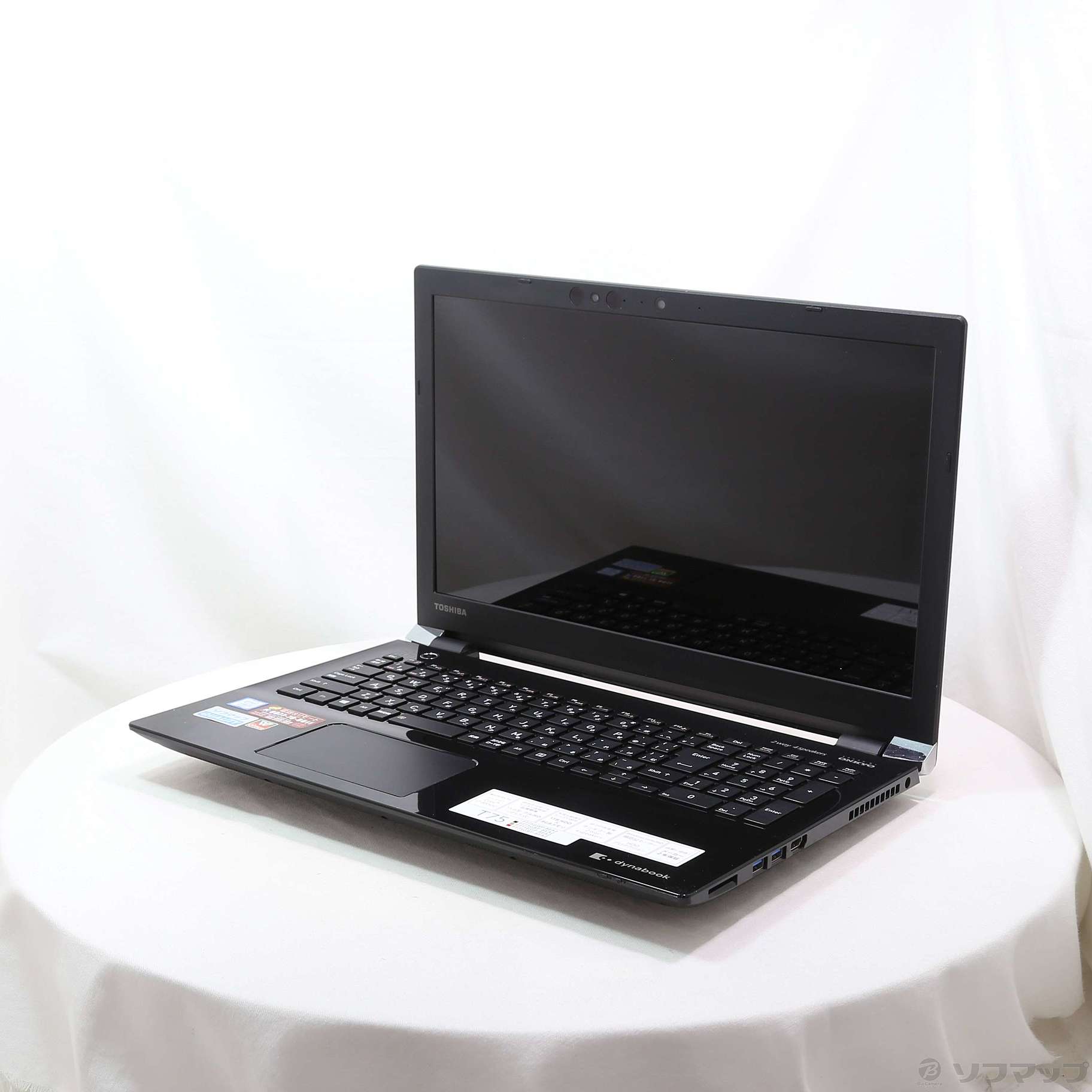 中古】dynabook T75／GB PT75GBP-BEA2 プレシャスブラック 〔Windows