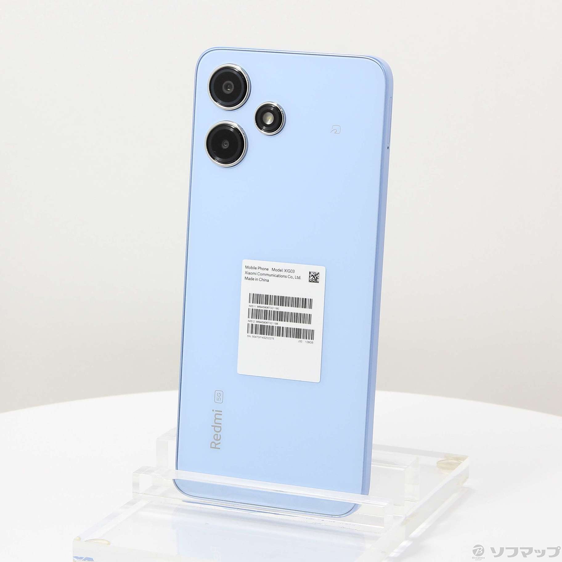 中古】Redmi 12 5G 128GB スカイブルー XIG03 au SIMフリー [2133058437431] -  リコレ！|ビックカメラグループ ソフマップの中古通販サイト