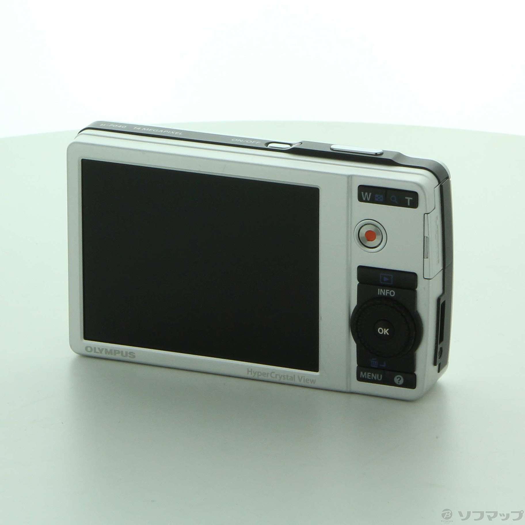 中古】μ7040 (1400万画素／7倍ズーム／チタニウムシルバー