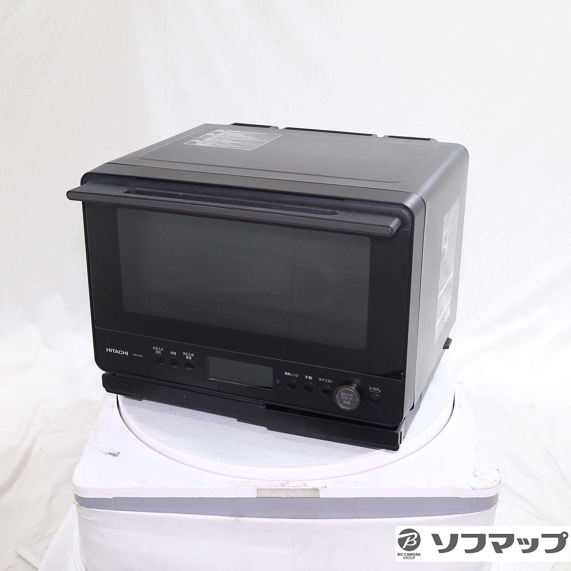 中古】〔展示品〕 スチームオーブンレンジ ヘルシーシェフ フロストブラック MRO-W1B-K ［30L］ [2133058468251] -  リコレ！|ビックカメラグループ ソフマップの中古通販サイト