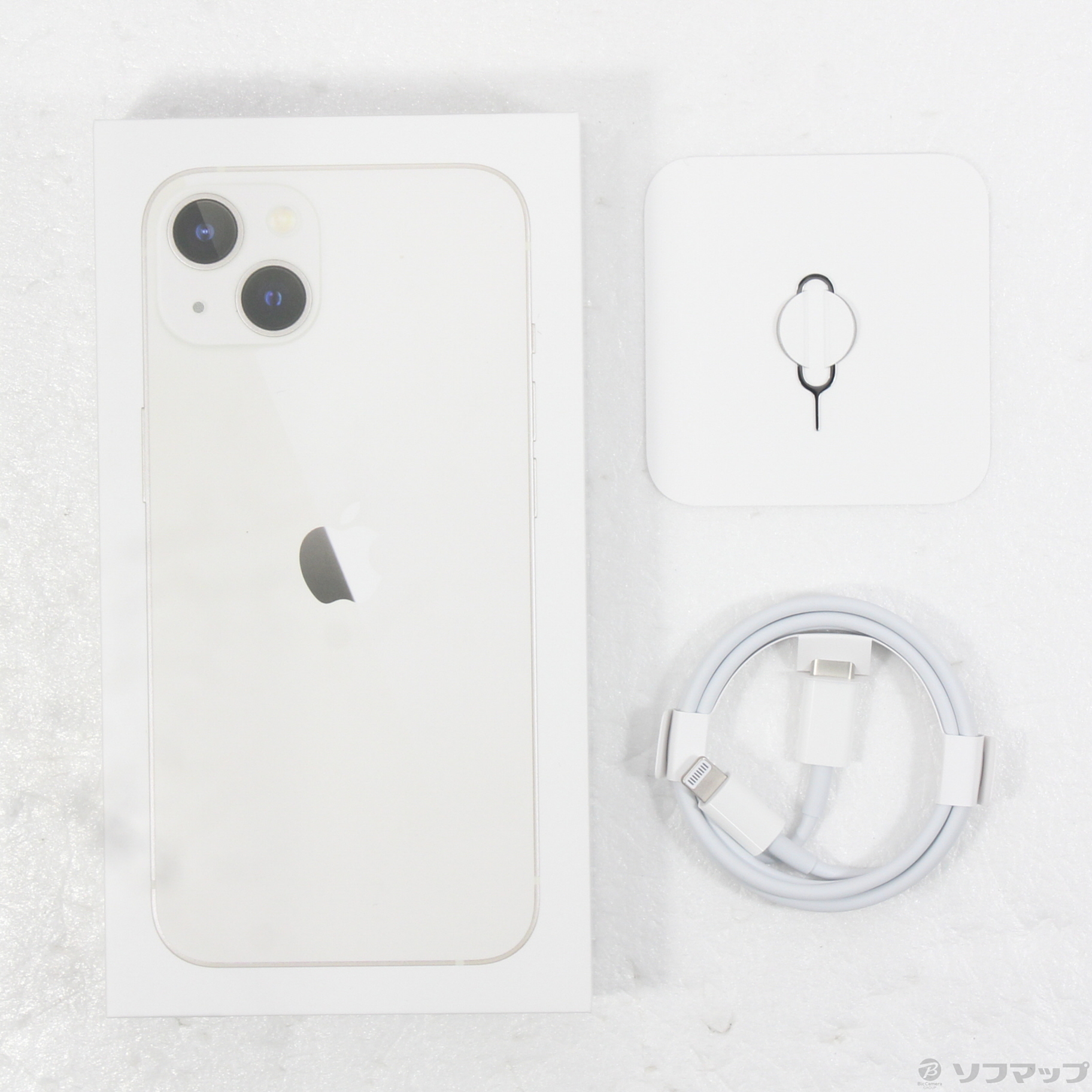 中古】iPhone13 256GB スターライト MLNJ3J／A SIMフリー 