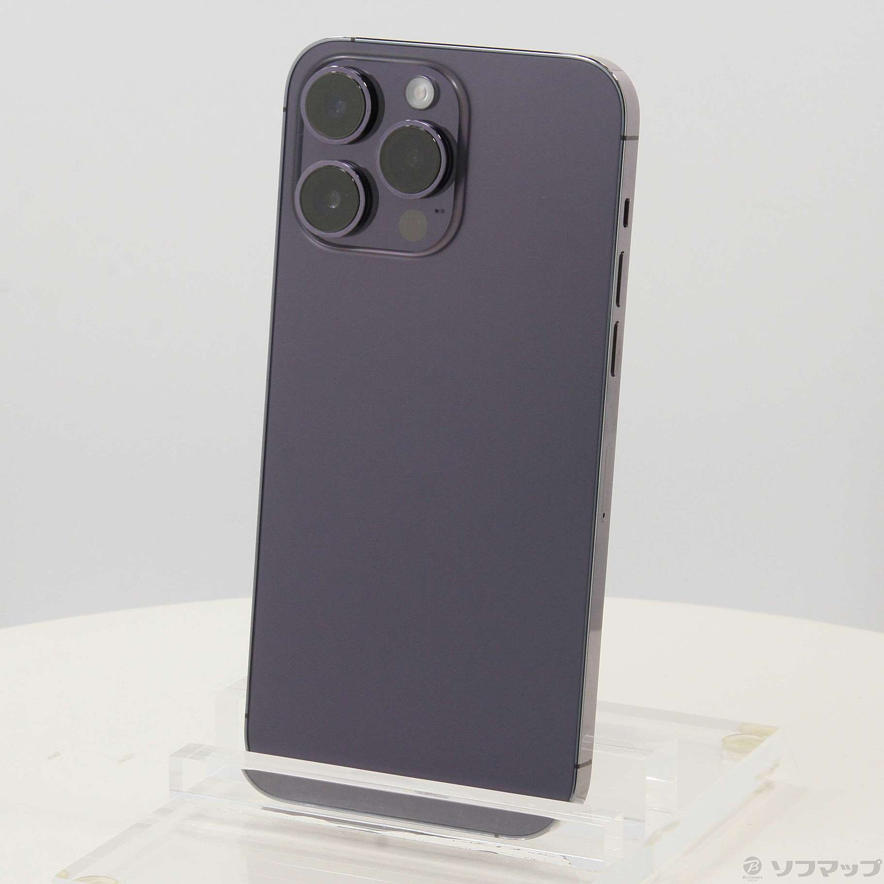 中古】iPhone14 Pro Max 1TB ディープパープル MQ9N3J／A SIMフリー 