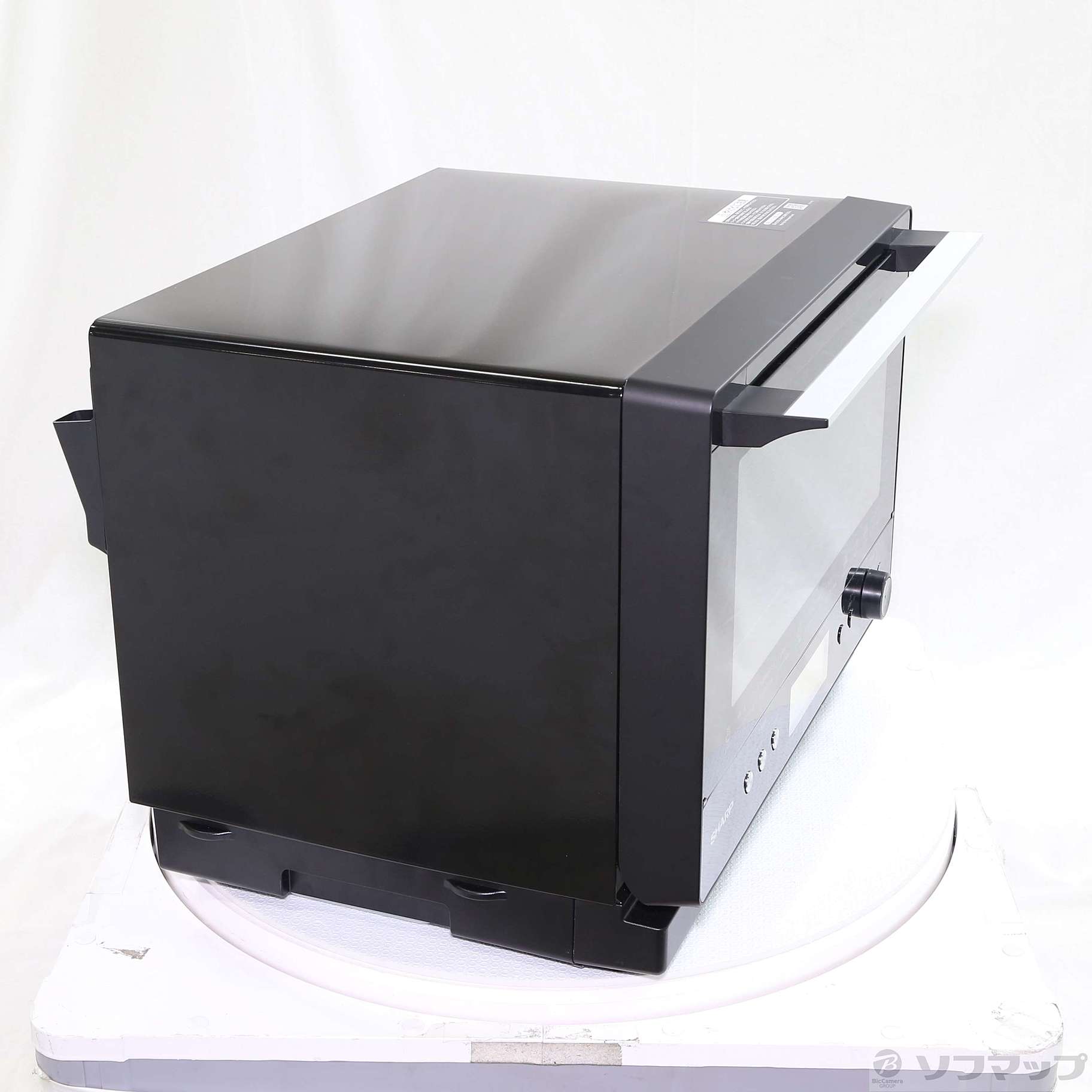 中古】〔展示品〕 過熱水蒸気オーブンレンジ PLAINLY ブラック系 RE