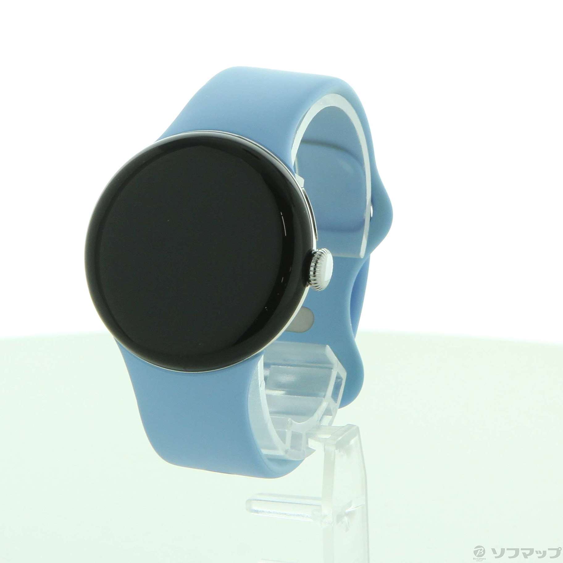 中古】Google Pixel Watch 2 GA05032-GB Polished Silverアルミケース 