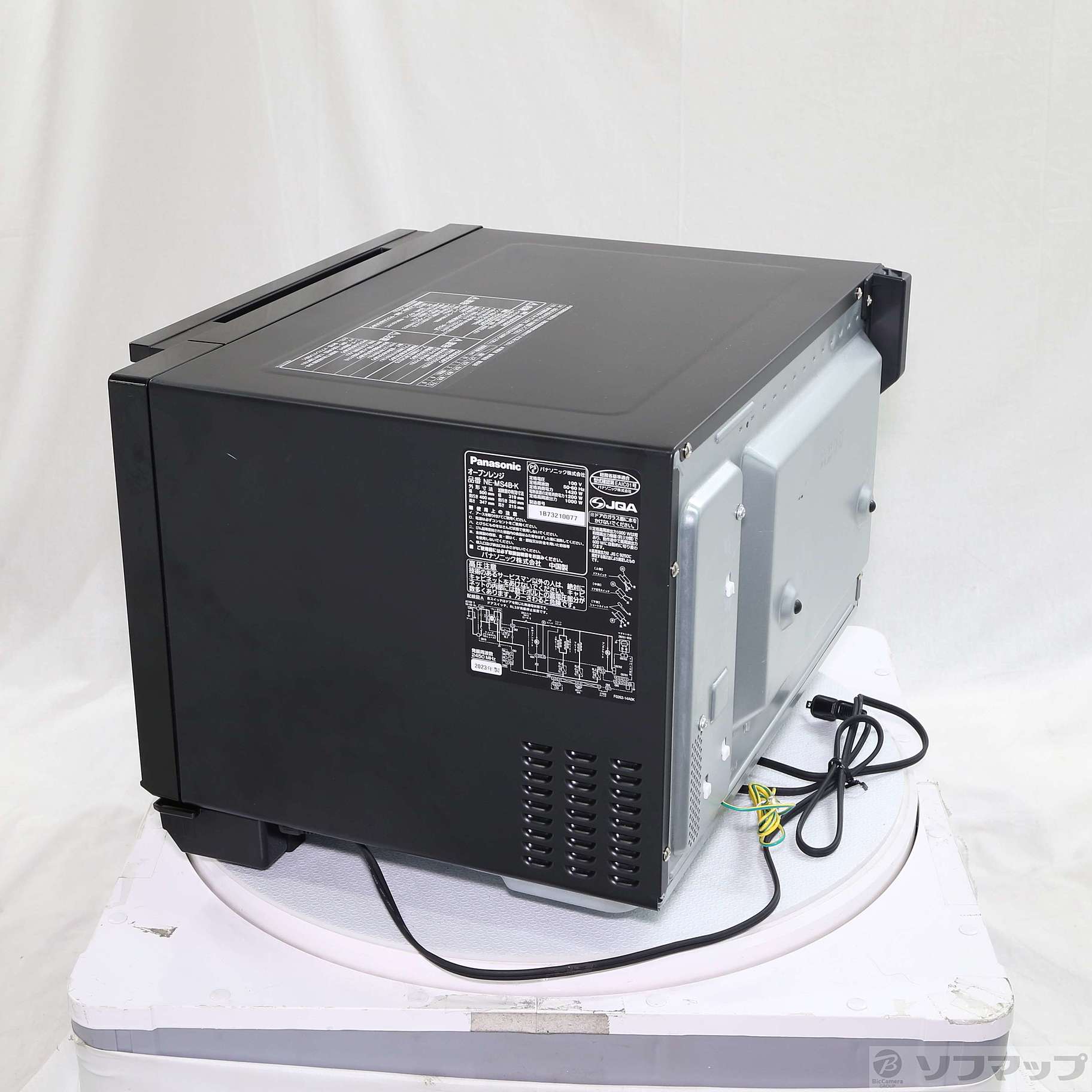 中古】〔展示品〕 オーブンレンジ ブラック NE-MS4B-K ［26L 