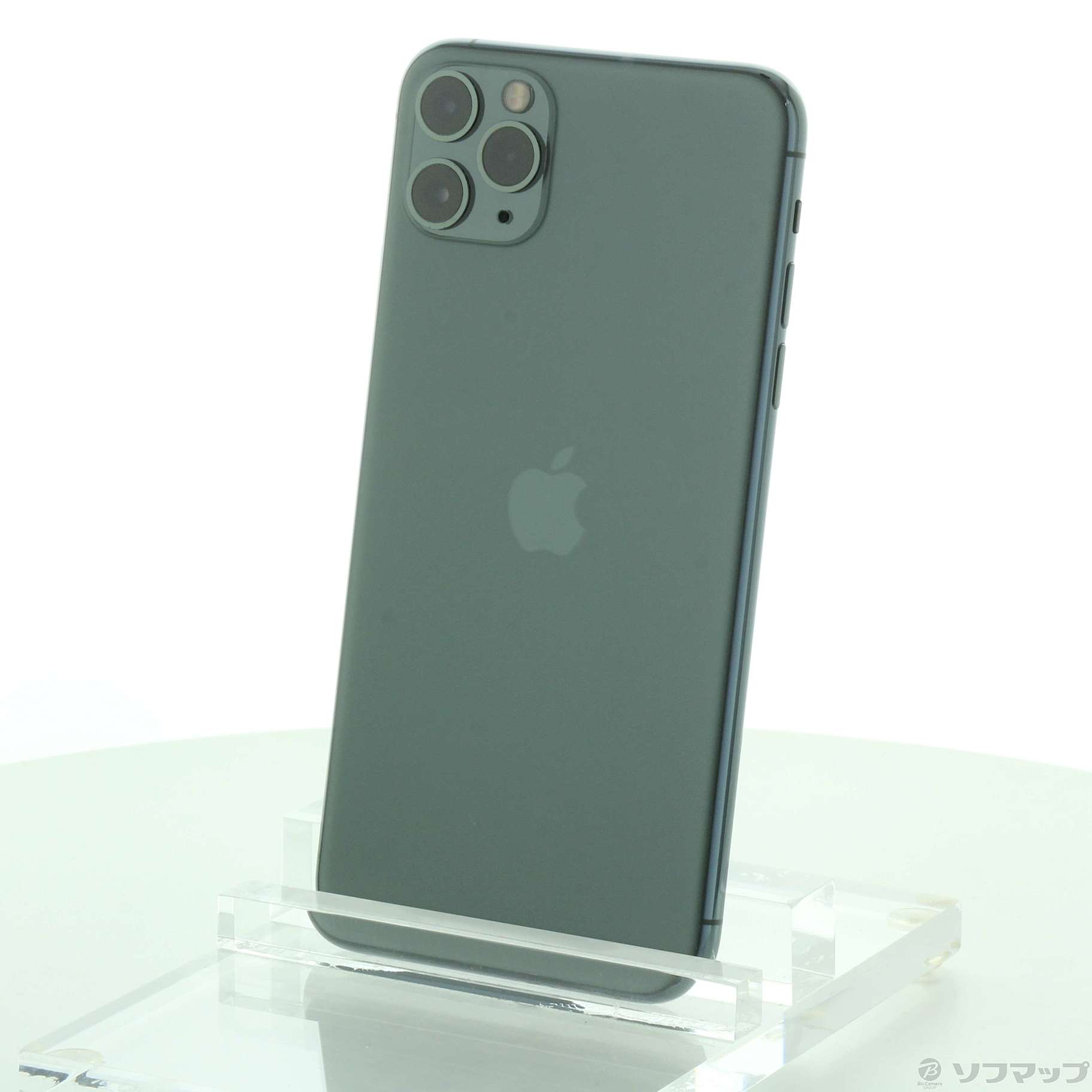 中古】iPhone11 Pro Max 512GB ミッドナイトグリーン MWHR2J／A SIM 