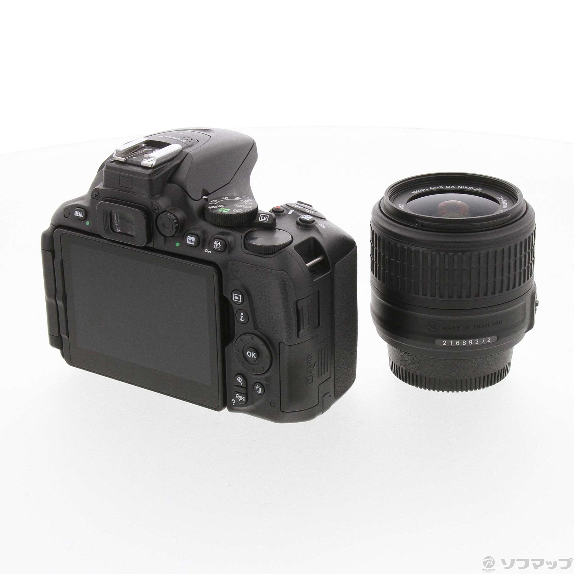 中古】セール対象品 NIKON D5500 18-55 VRII レンズキット ブラック 