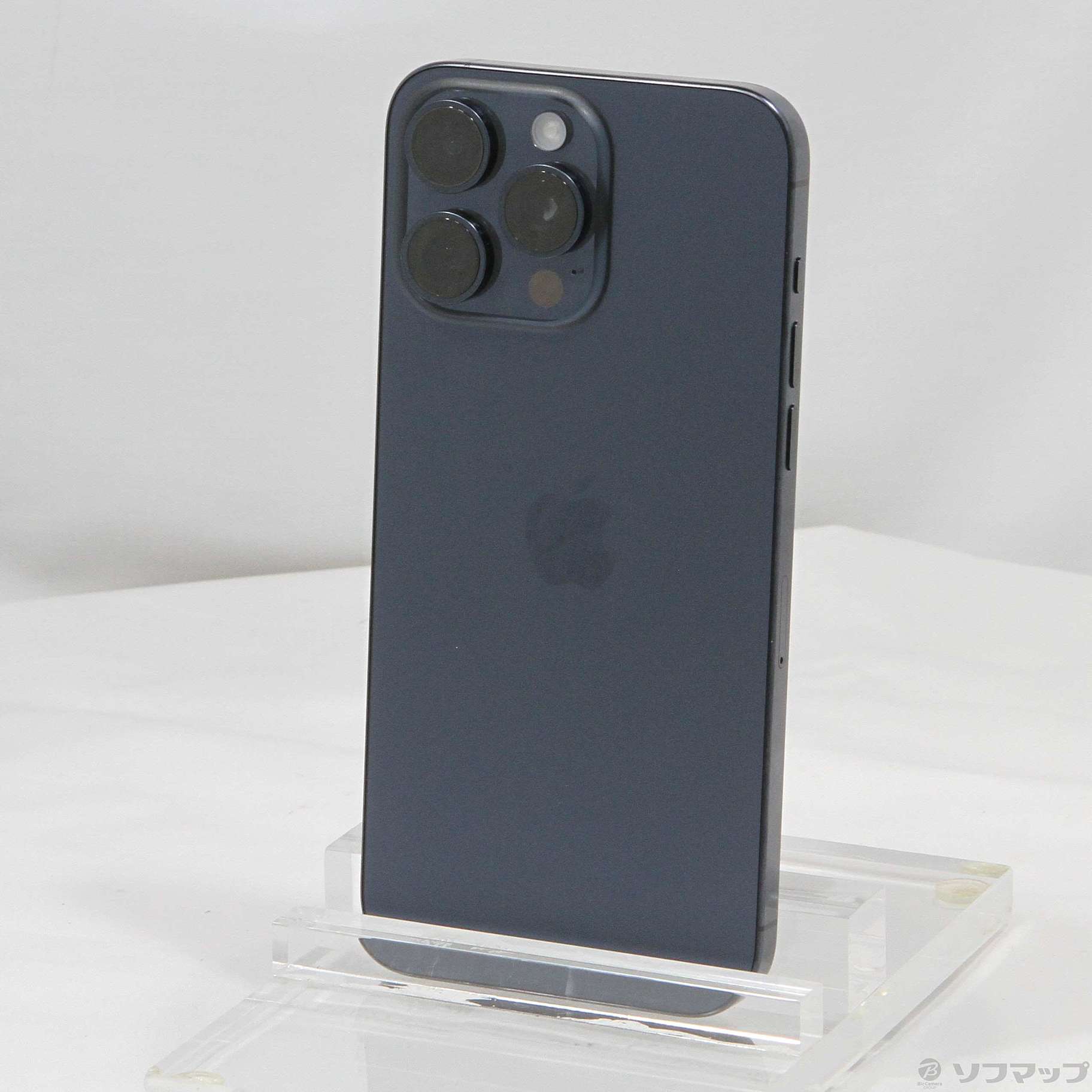 中古】iPhone15 Pro Max 256GB ブルーチタニウム MU6T3J／A SIMフリー 