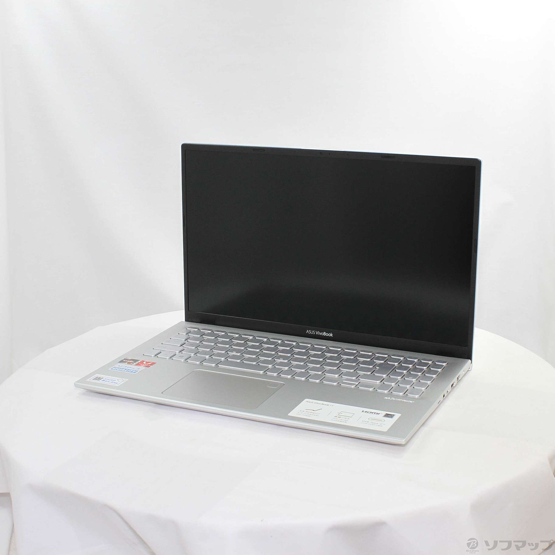 中古】VivoBook 15 X512DA X512DA-BQ1136TS トランスペアレントシルバー 〔Windows 10〕  [2133058546355] - リコレ！|ビックカメラグループ ソフマップの中古通販サイト