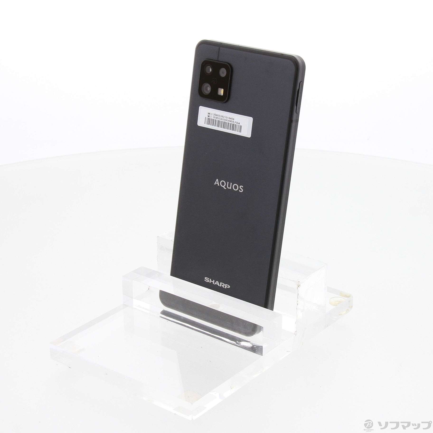 中古】AQUOS sense6 128GB ブラック SH-M19 SIMフリー [2133058555517] - リコレ！|ビックカメラグループ  ソフマップの中古通販サイト