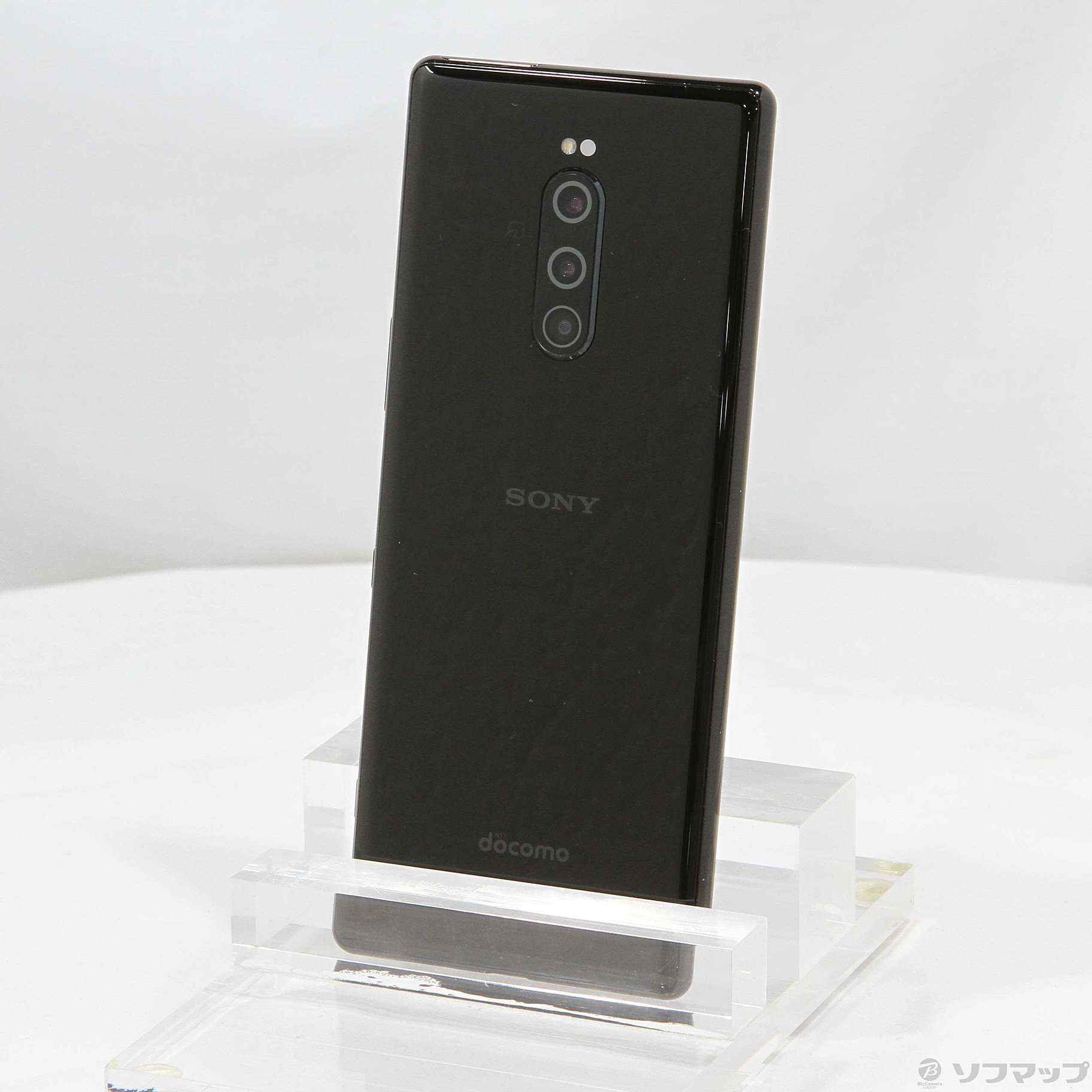 中古】Xperia 1 64GB ブラック SO-03L docomoロック解除SIMフリー  