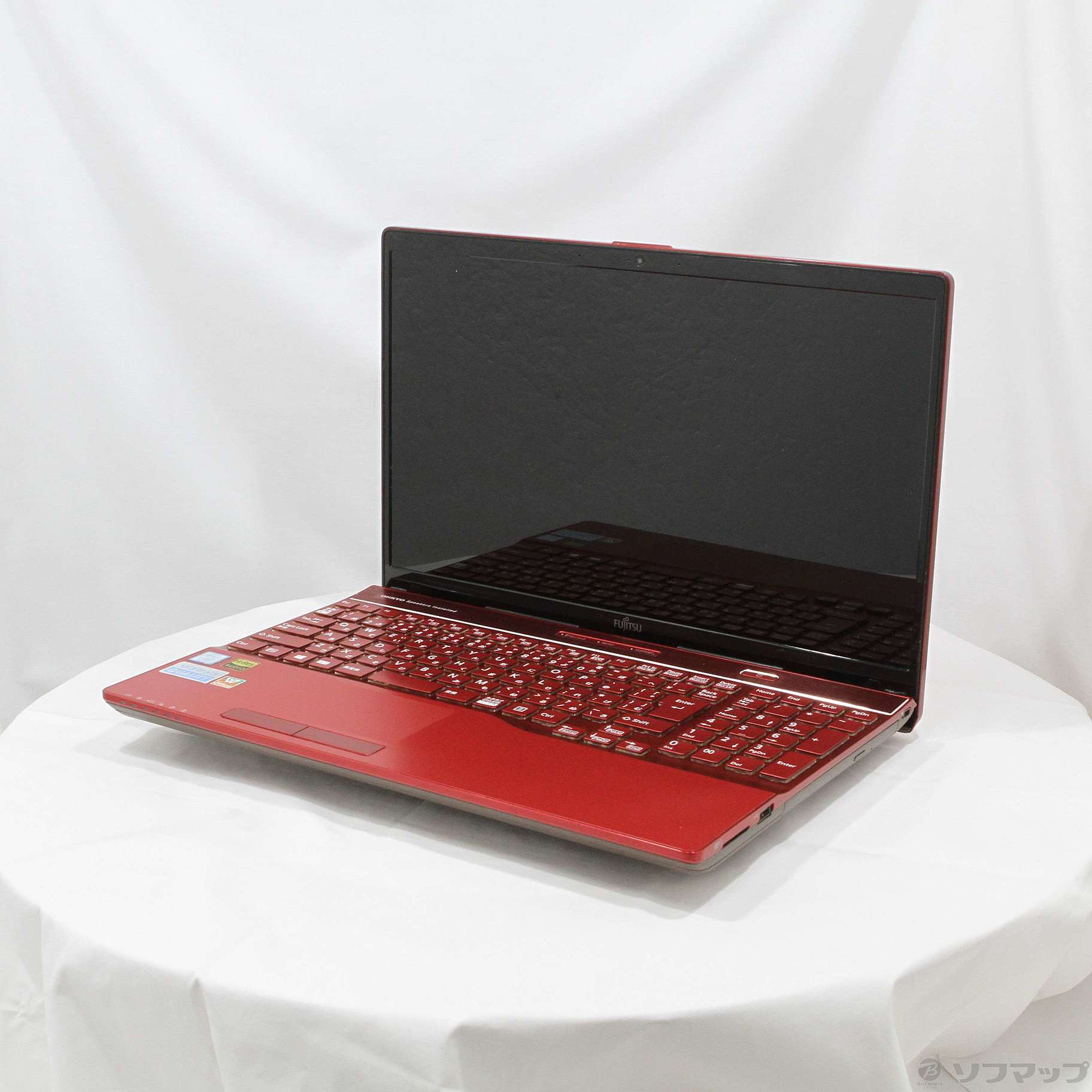 中古】LIFEBOOK AH53／B3 FMVA53B3R ガーネットレッド 〔Windows 10〕 ［Core-i7-8550U (1.8GHz)／ 8GB／HDD1TB／15.6インチワイド］ [2133058560511] - リコレ！|ビックカメラグループ ソフマップの中古通販サイト