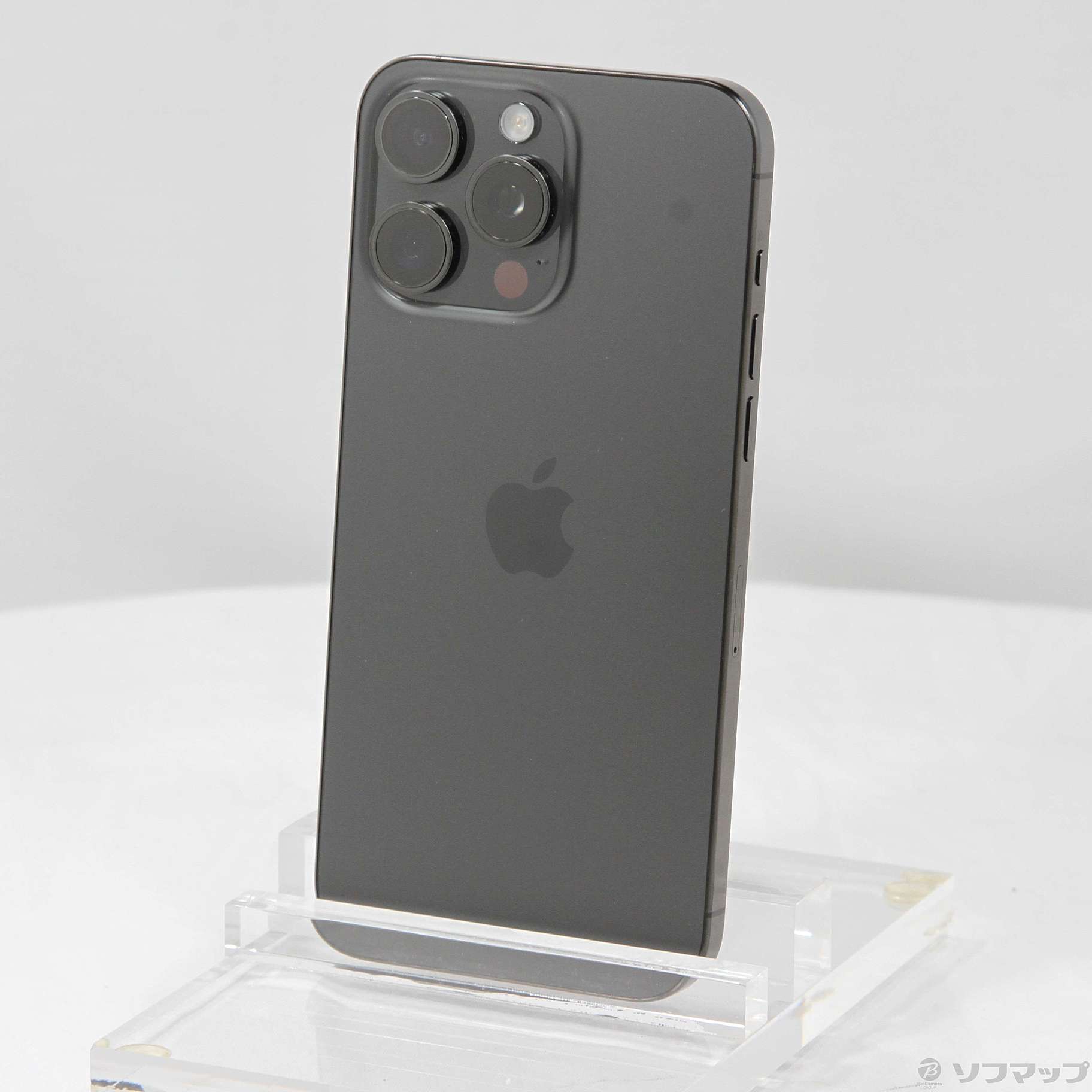 中古】iPhone15 Pro Max 256GB ブラックチタニウム MU6P3J／A SIM 