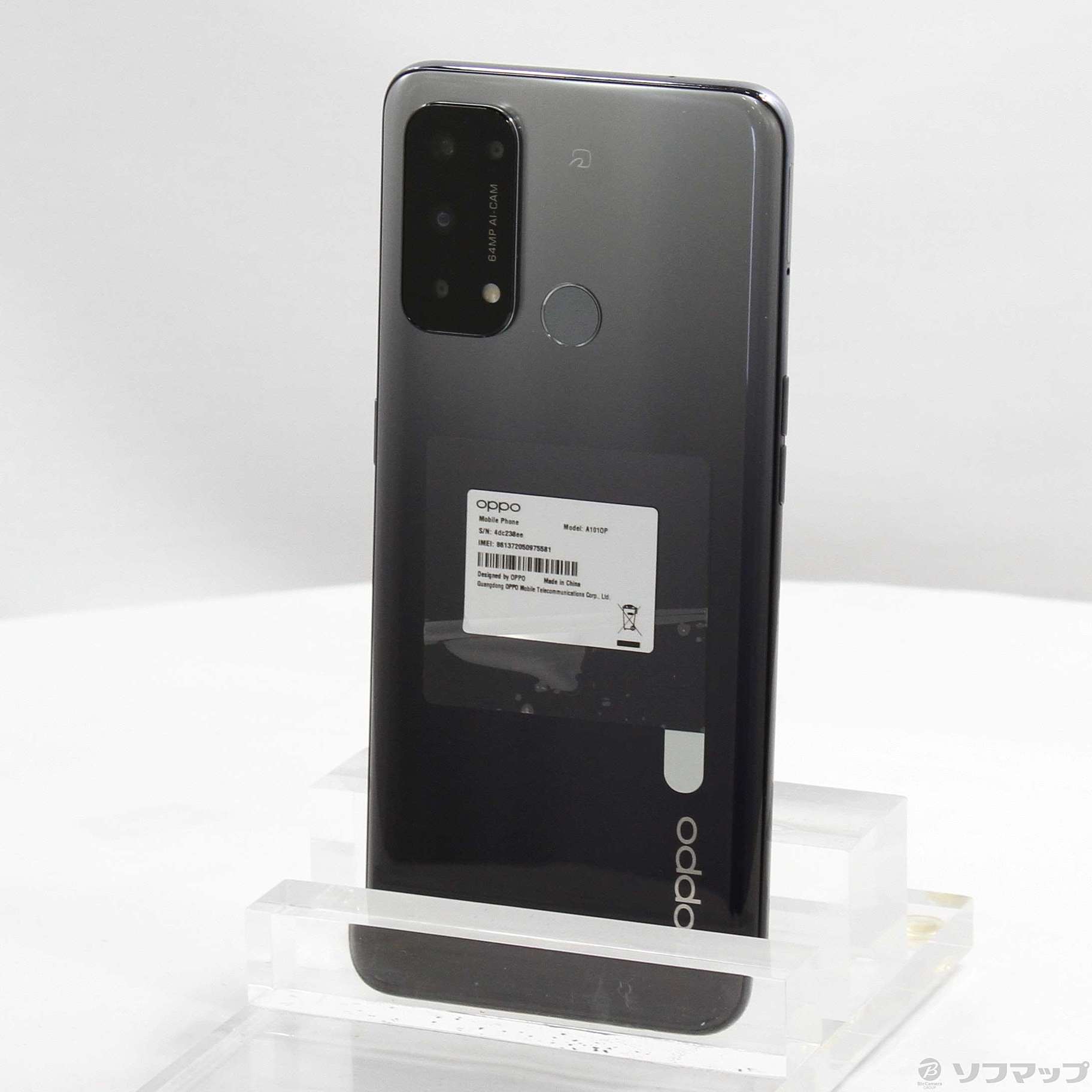 新品】OPPO Reno5 A SIMフリー 寝苦しい シルバーブラック