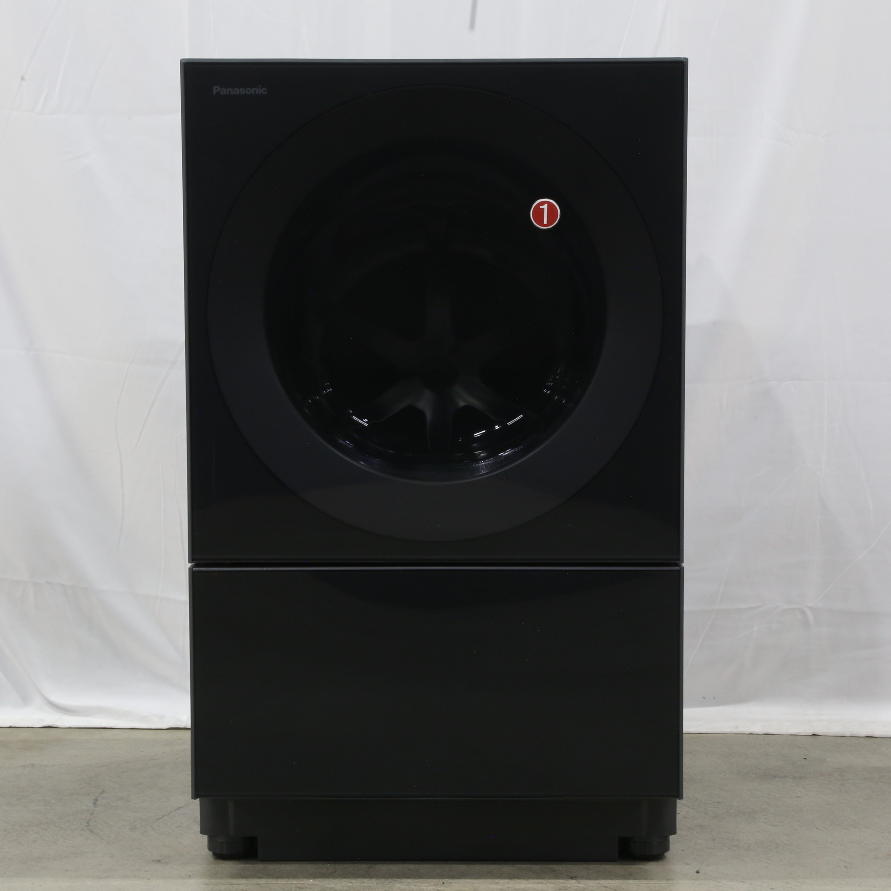 〔中古品〕 ドラム式洗濯乾燥機 Cuble（キューブル） スモーキーブラック NA-VG2800L-K ［洗濯10.0kg ／乾燥5.0kg  ／ヒーター乾燥(排気タイプ) ／左開き］