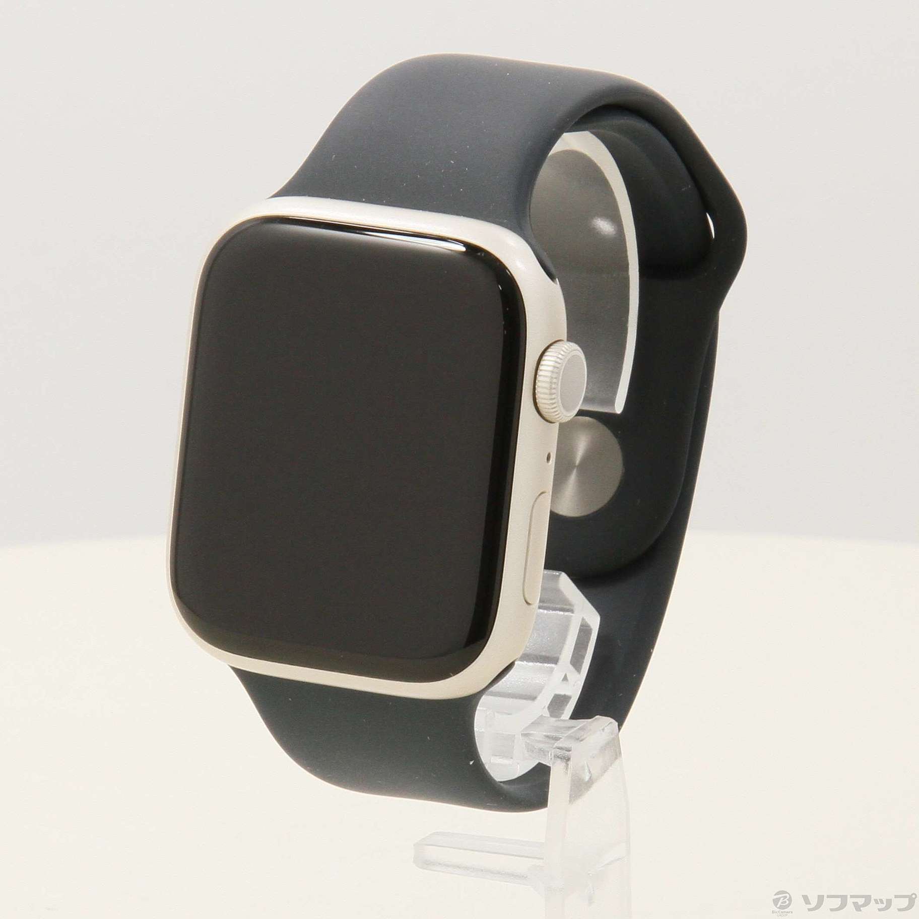 中古】Apple Watch Series 7 GPS 45mm スターライトアルミニウムケース ミッドナイトスポーツバンド  [2133058596503] - 法人専用リコレ！|ソフマップの法人専用中古通販サイト