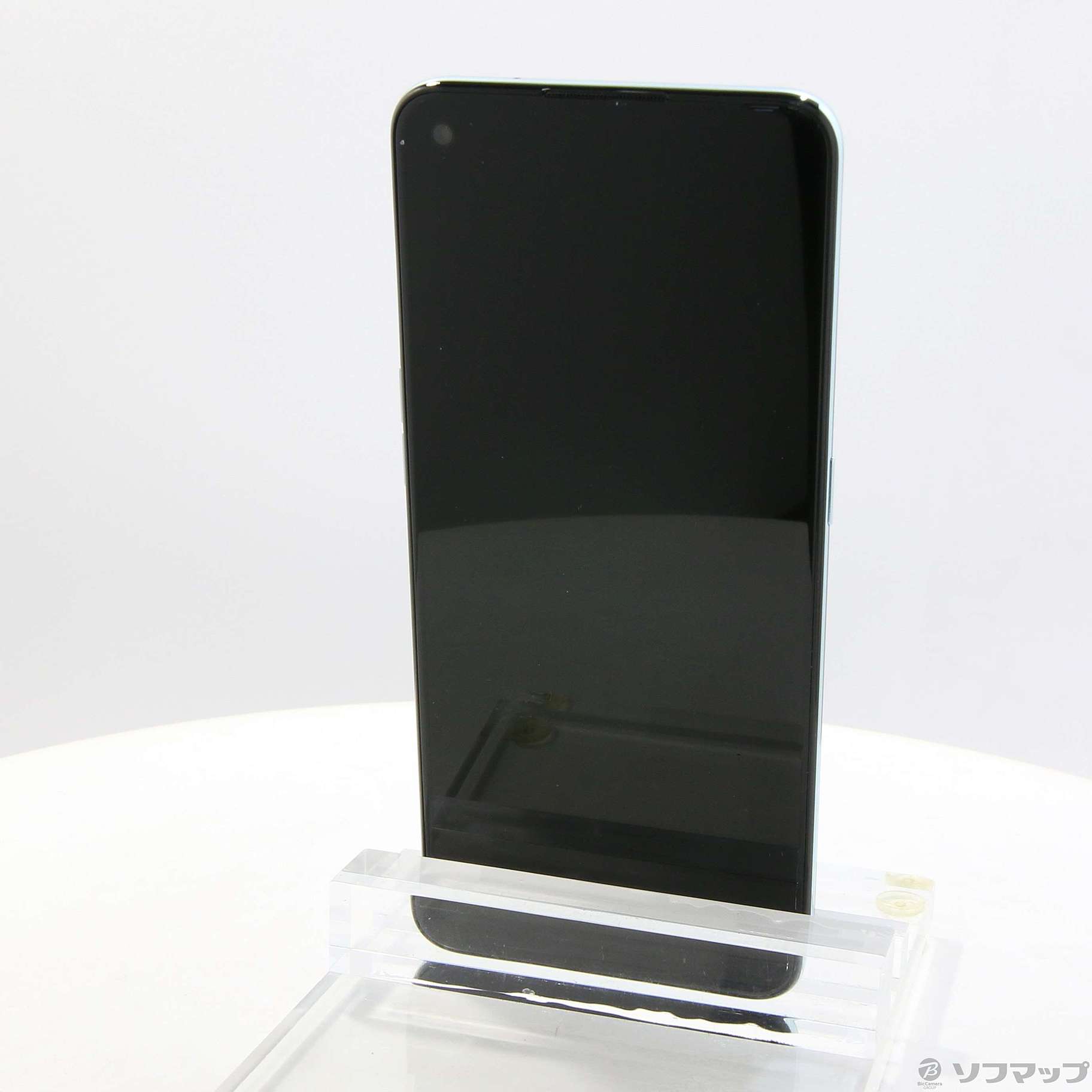 中古】Reno5 A 128GB アイスブルー A103OP Y!mobile SIMフリー
