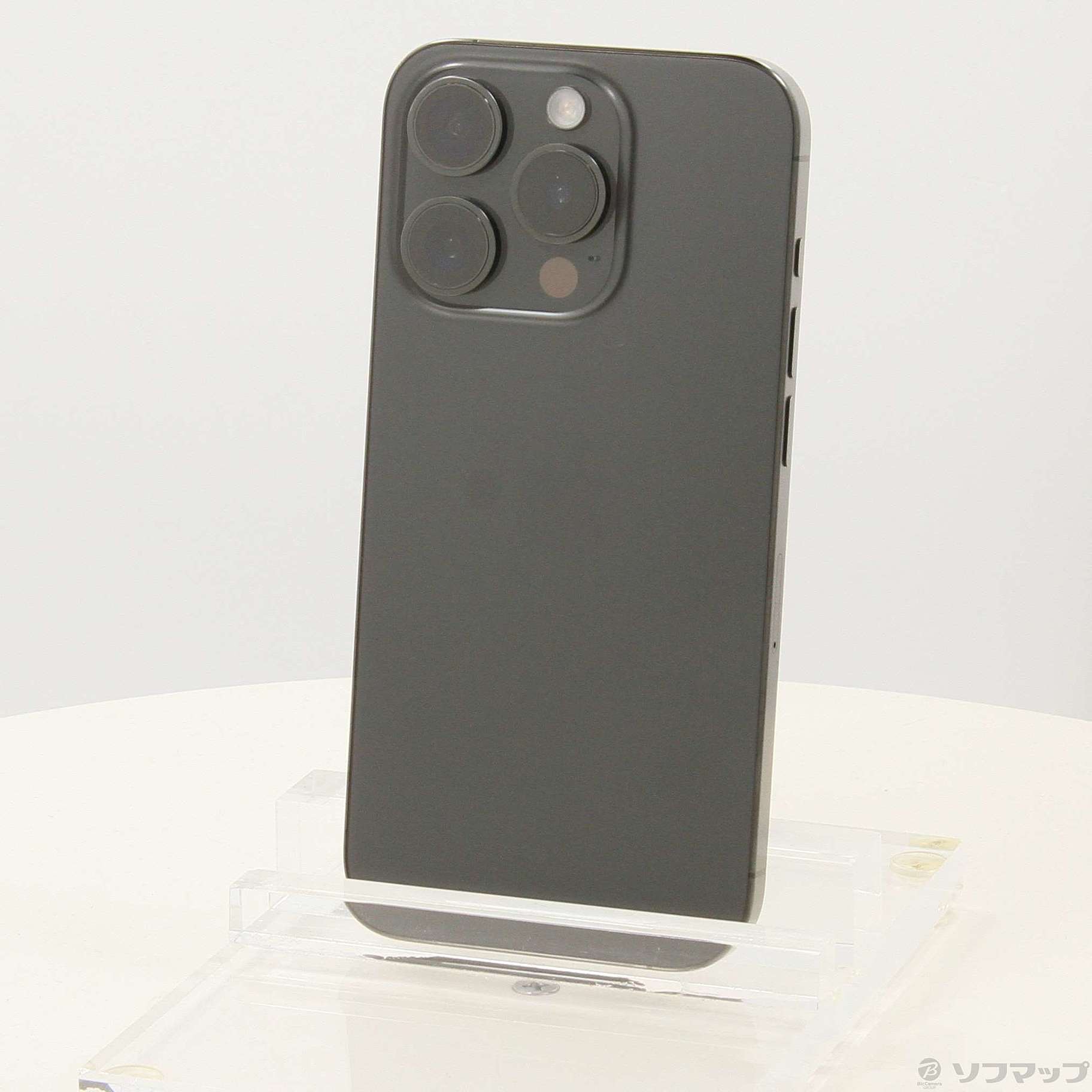 中古】iPhone15 Pro 1TB ブラックチタニウム MTUQ3J／A SIMフリー 